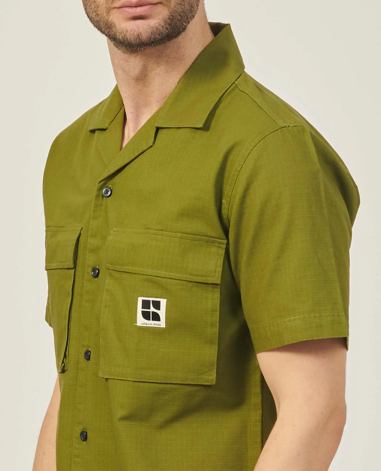 Camicia uomo Urban Ring con tasconi frontali
