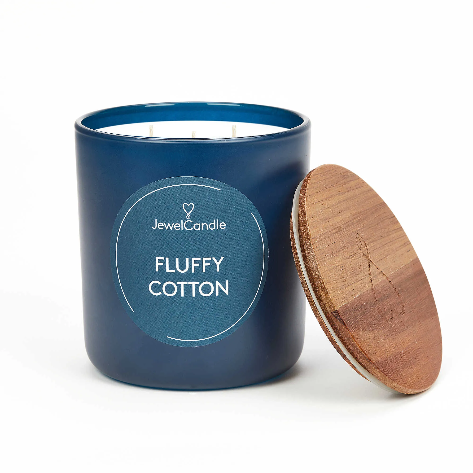 Candela JewelCandle Media Secret Message colore Blu