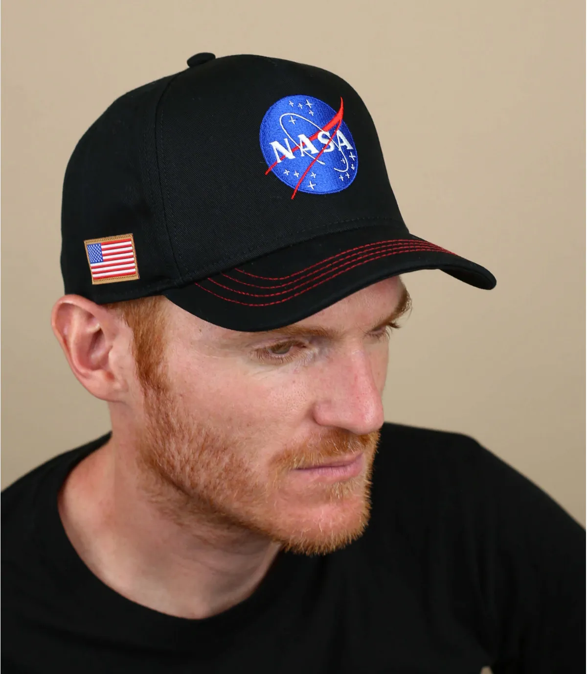 cappellino nasaCurve NASA black     
