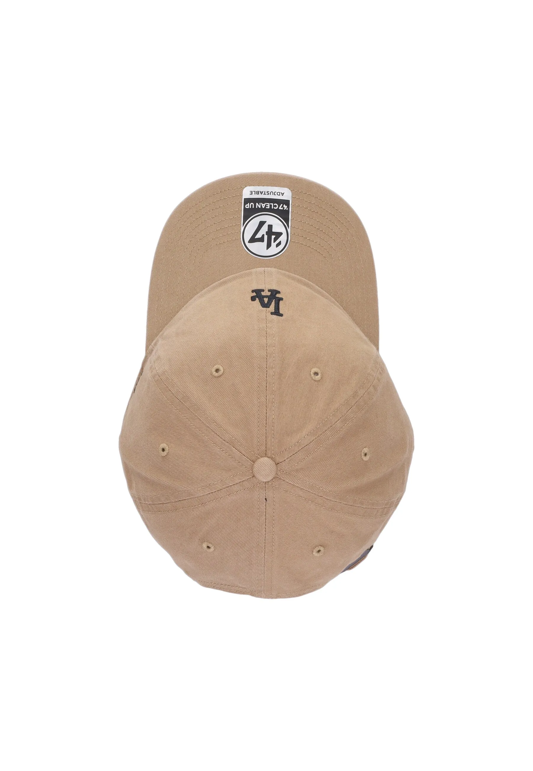 Cappellino Visiera Curva Uomo Mlb Clean Up Losdod Khaki/black