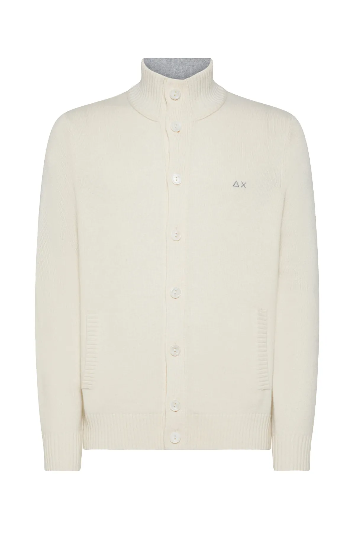 Cardigan Collo Alto SUN68 uomo