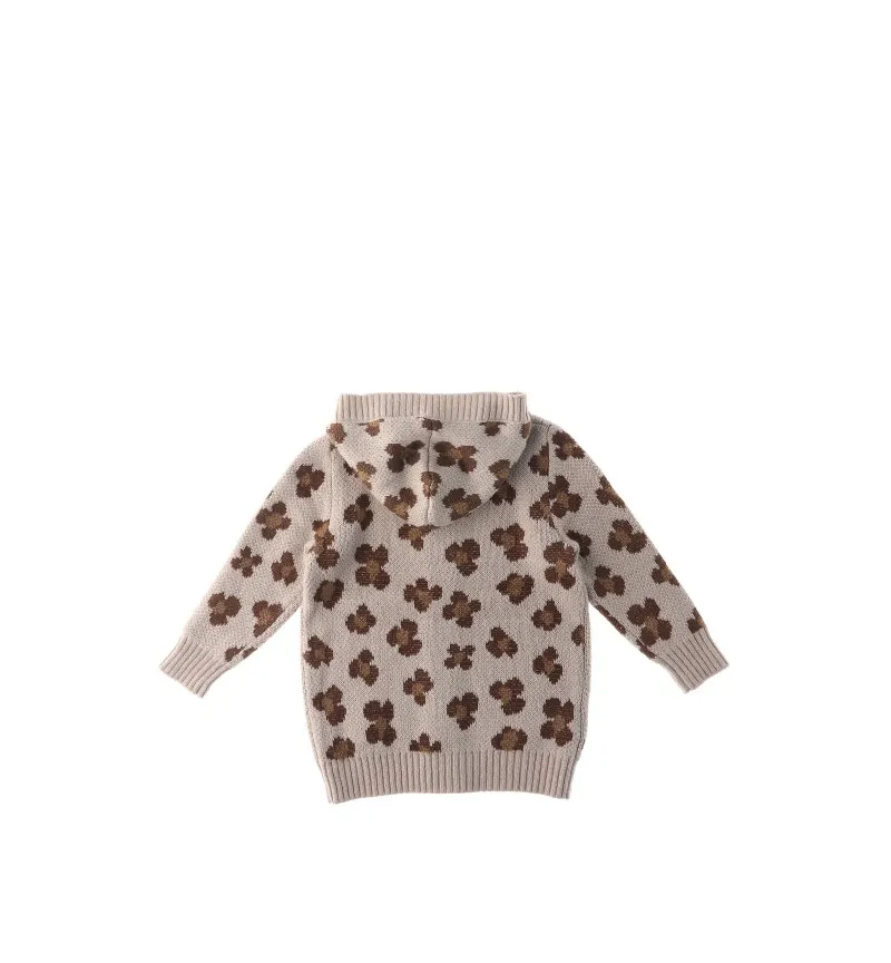 Cardigan con cappuccio