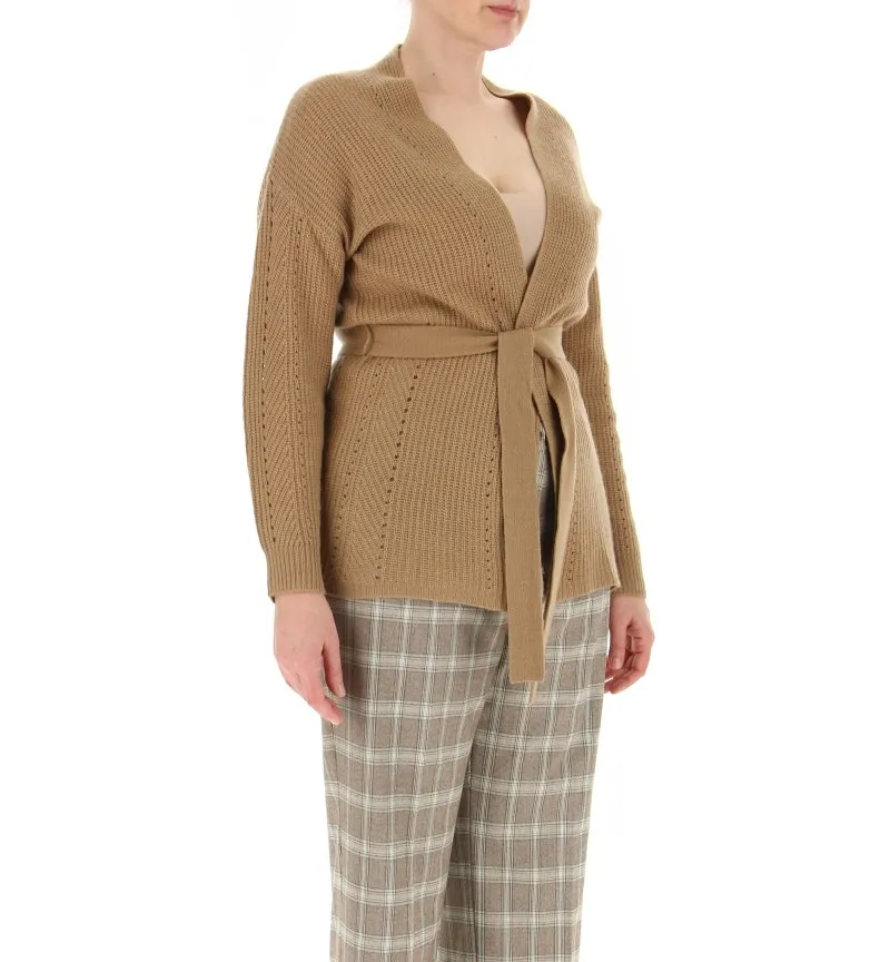 Cardigan con cintura