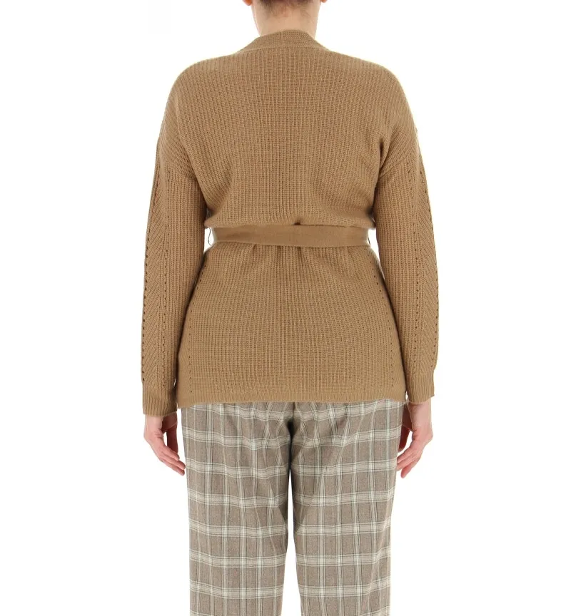 Cardigan con cintura