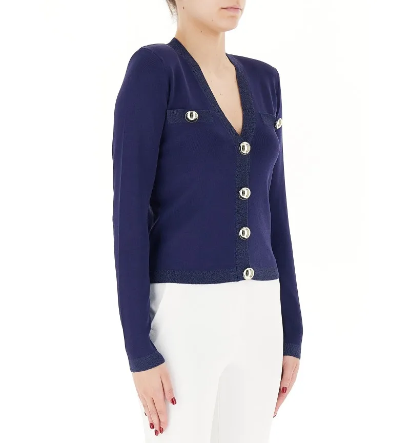 Cardigan con lurex