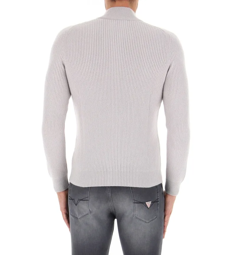 Cardigan con zip