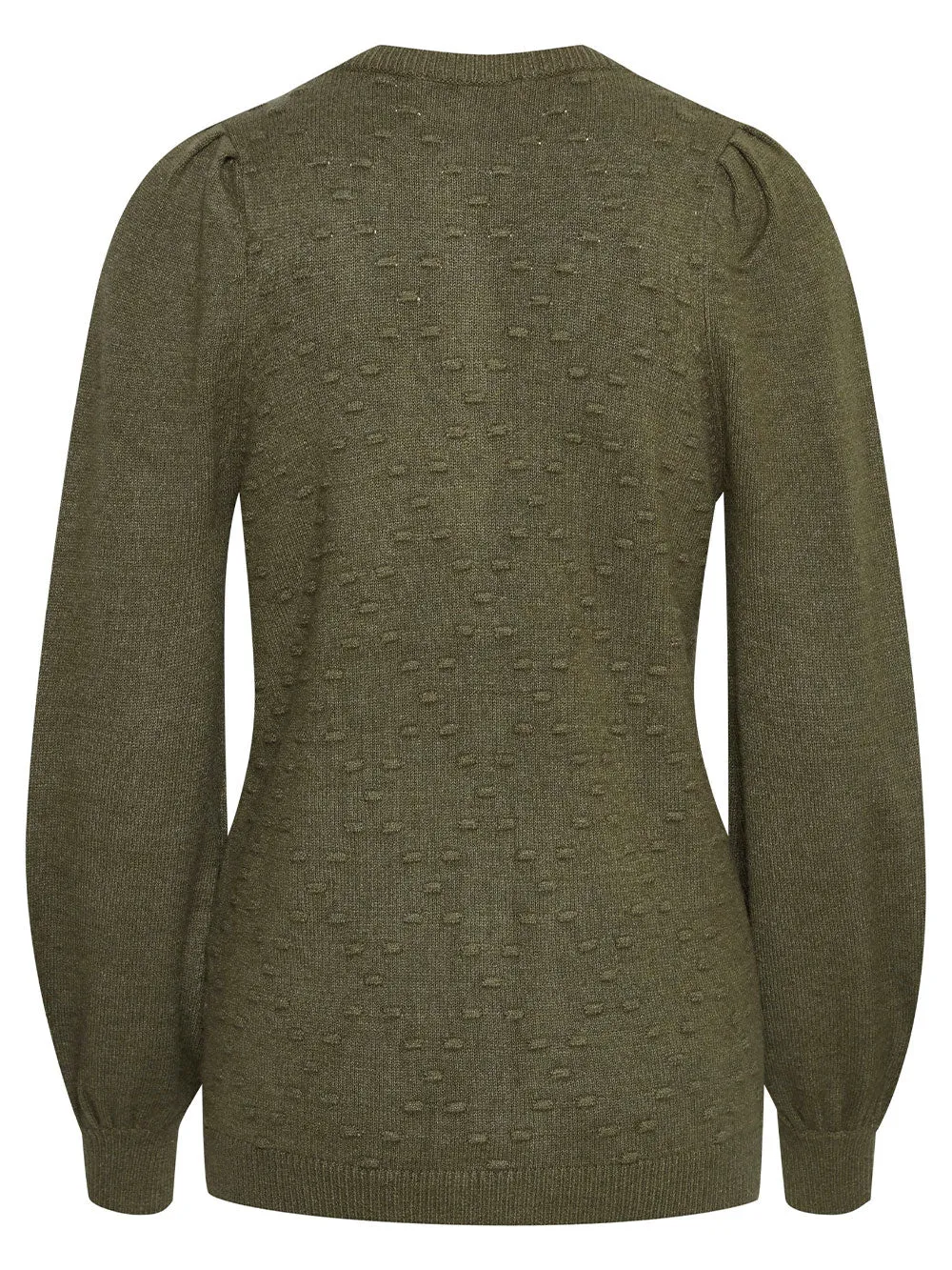 Cardigan da donna rifle green melange