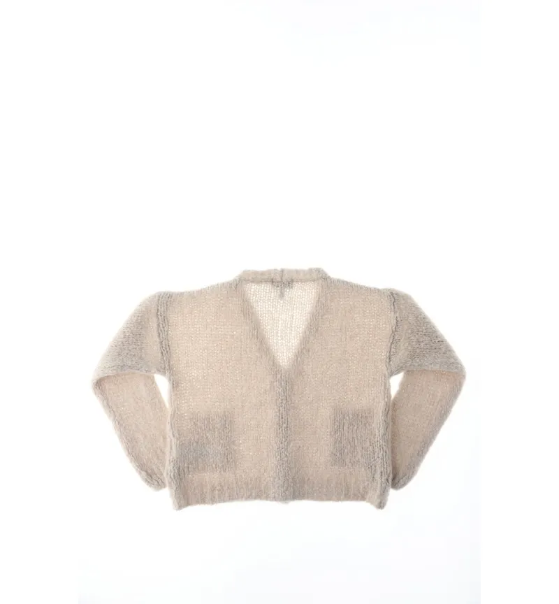 Cardigan misto mohair