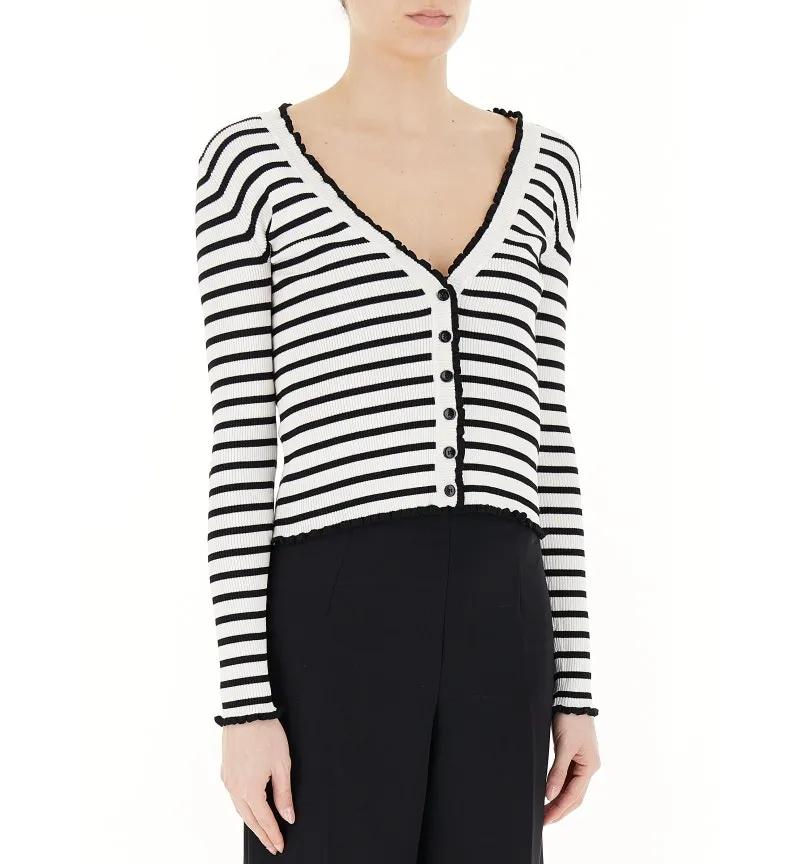 Cardigan scollo V
