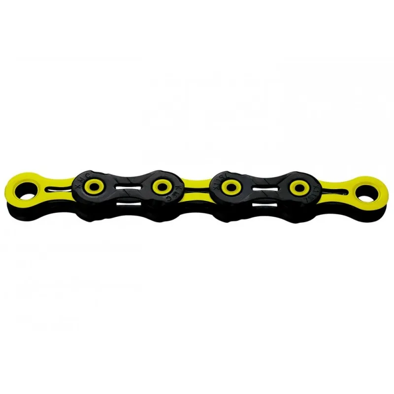 Catena KMC X11 SL DLC Super Light 118 maglie 11 velocità nero/giallo