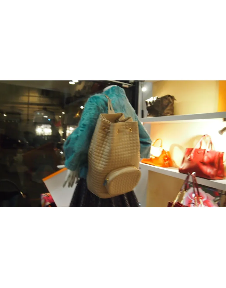 Celine Zaino Pelle Beige