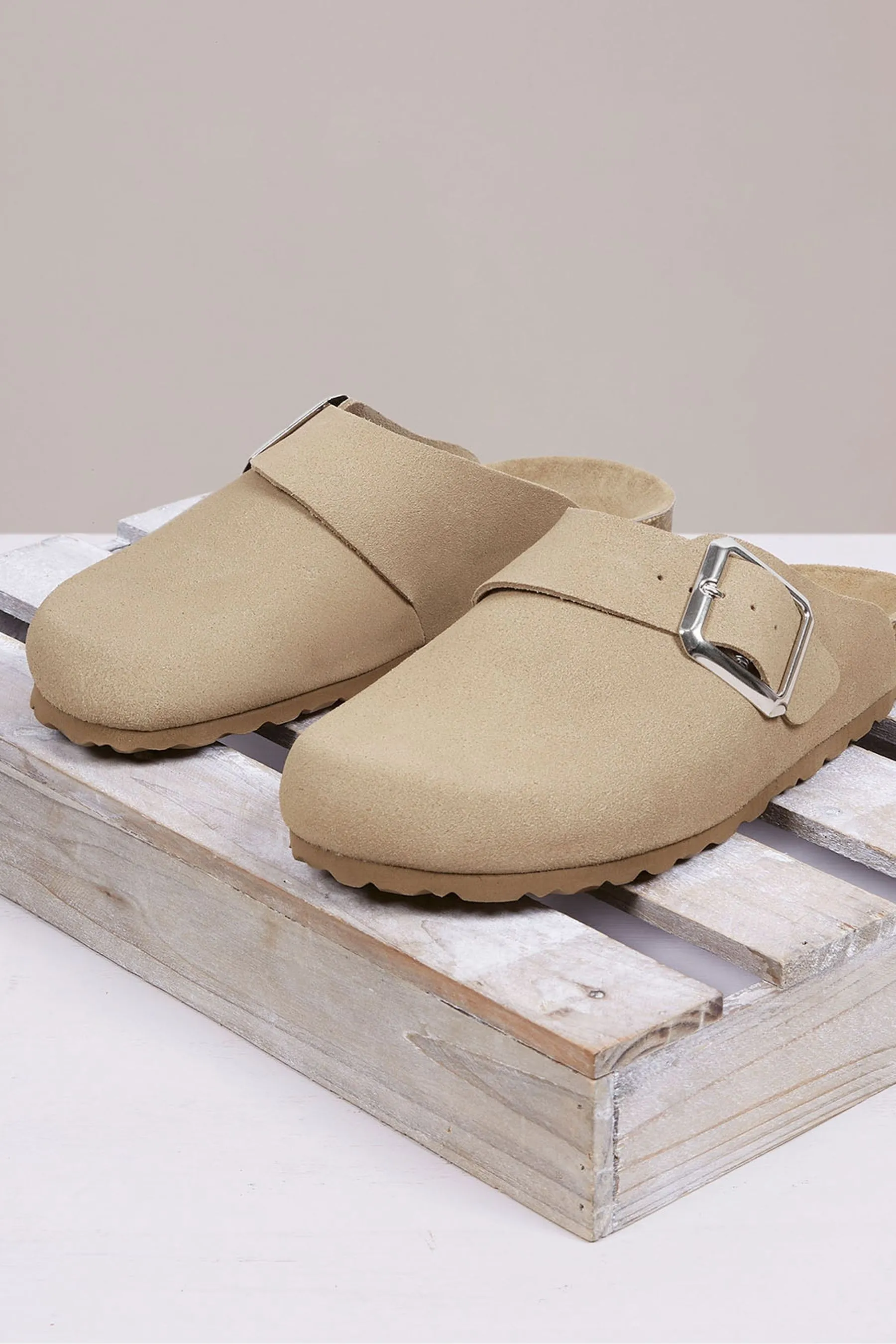 Celtic & Co. Crema - Sabot senza lacci