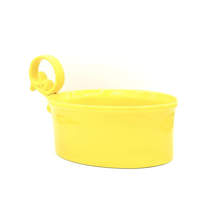 Ceramiche Rebirth Vaso Pool, giallo lucido