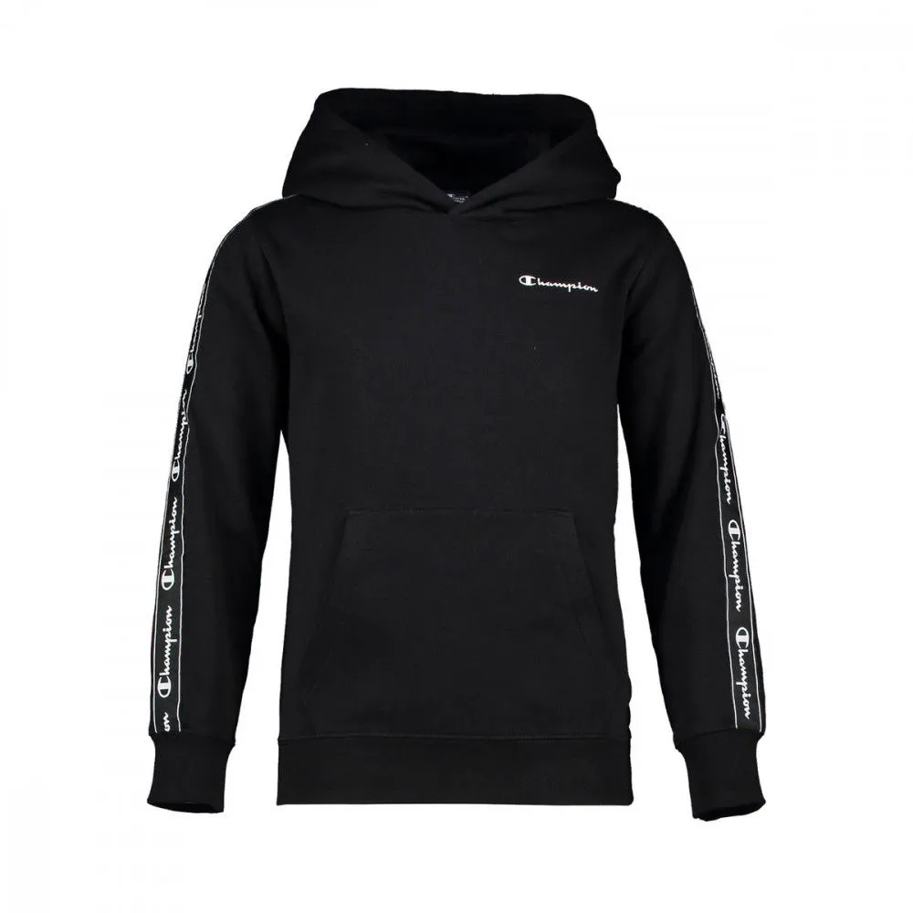 CHAMPION FELPA CON CAPPUCCIO E BANDA COTONE BAMBINO