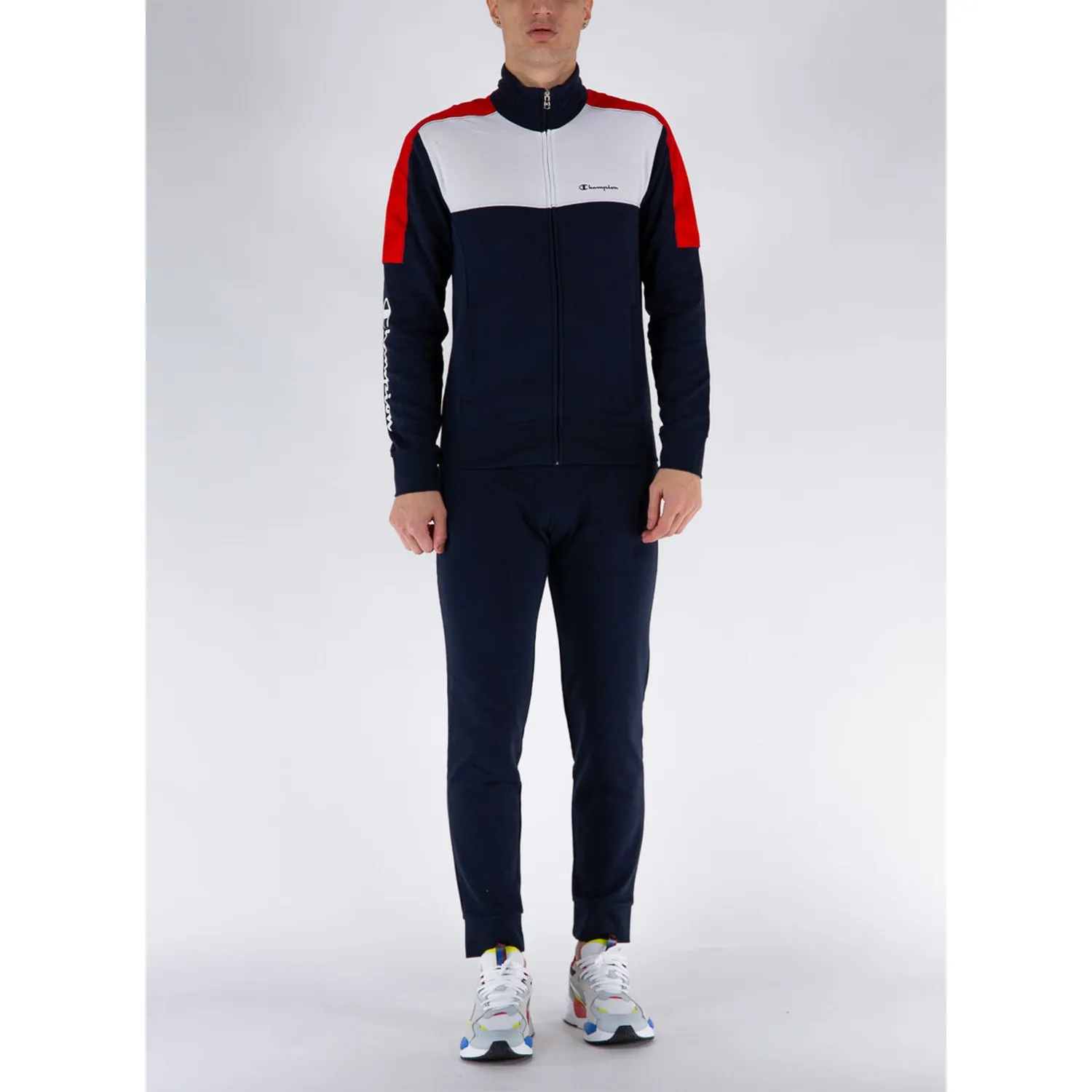 Champion tuta da ginnastica garzata P-E art.217415 blu