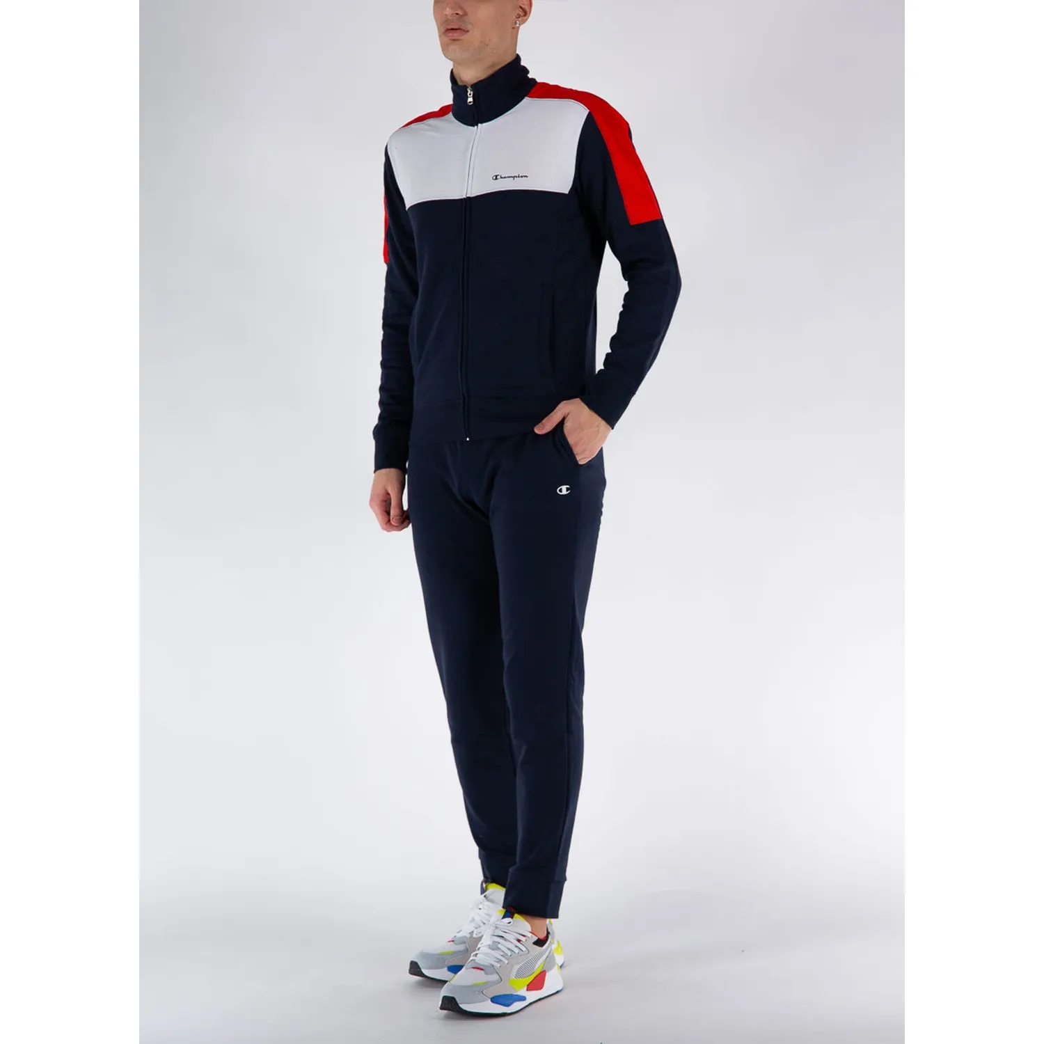 Champion tuta da ginnastica garzata P-E art.217415 blu