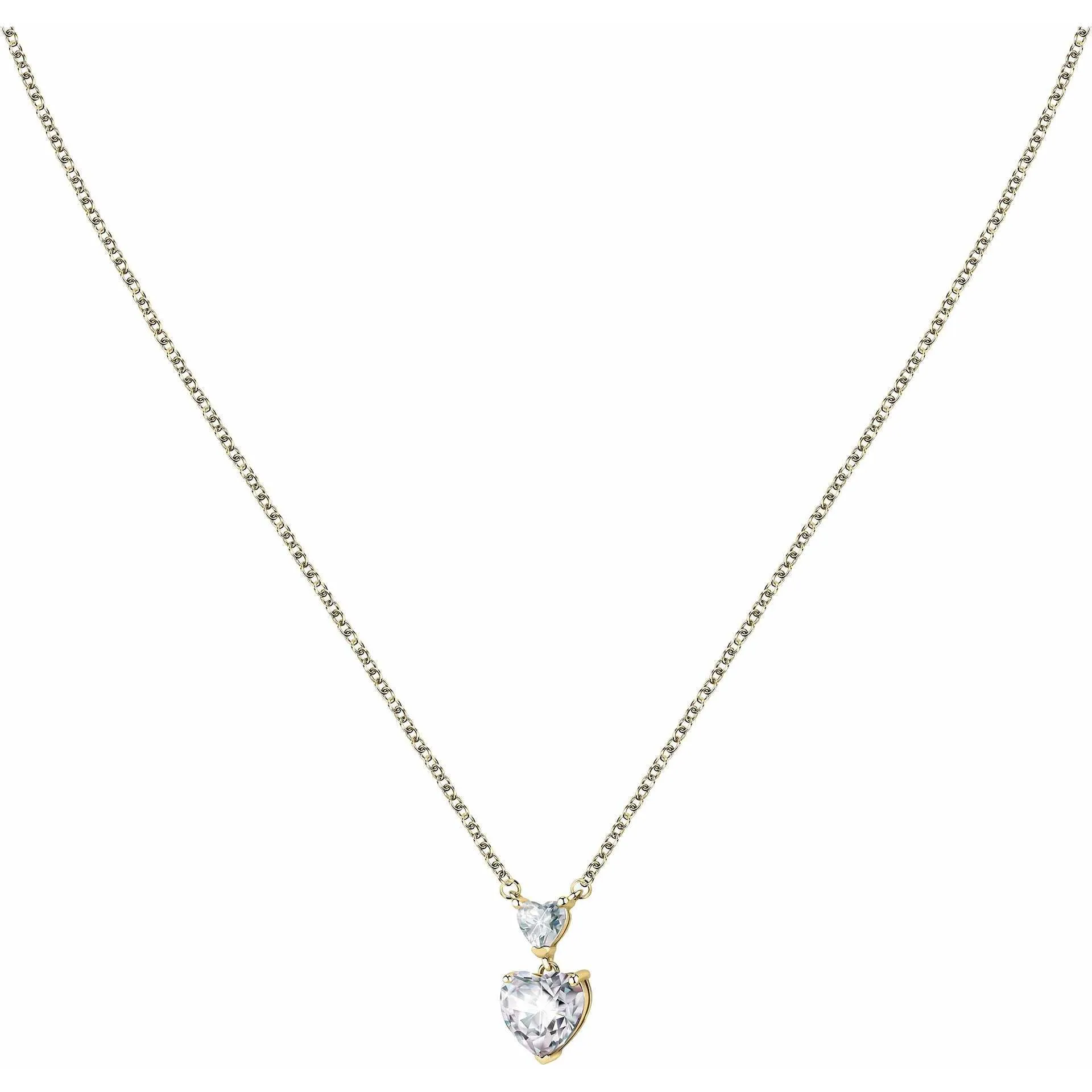 Chiara Ferragni collana Diamond Heart con pietre J19AUV08