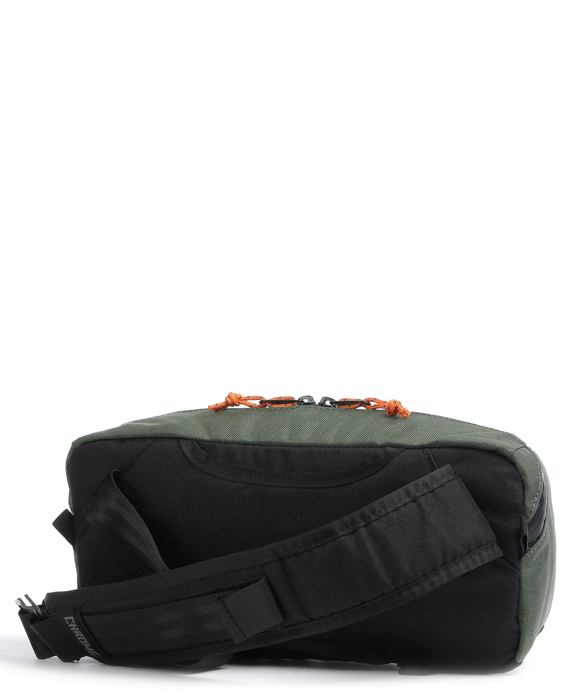  Chrome Kadet Mini Limited Borsa sling nylon, pelle nero/verde  