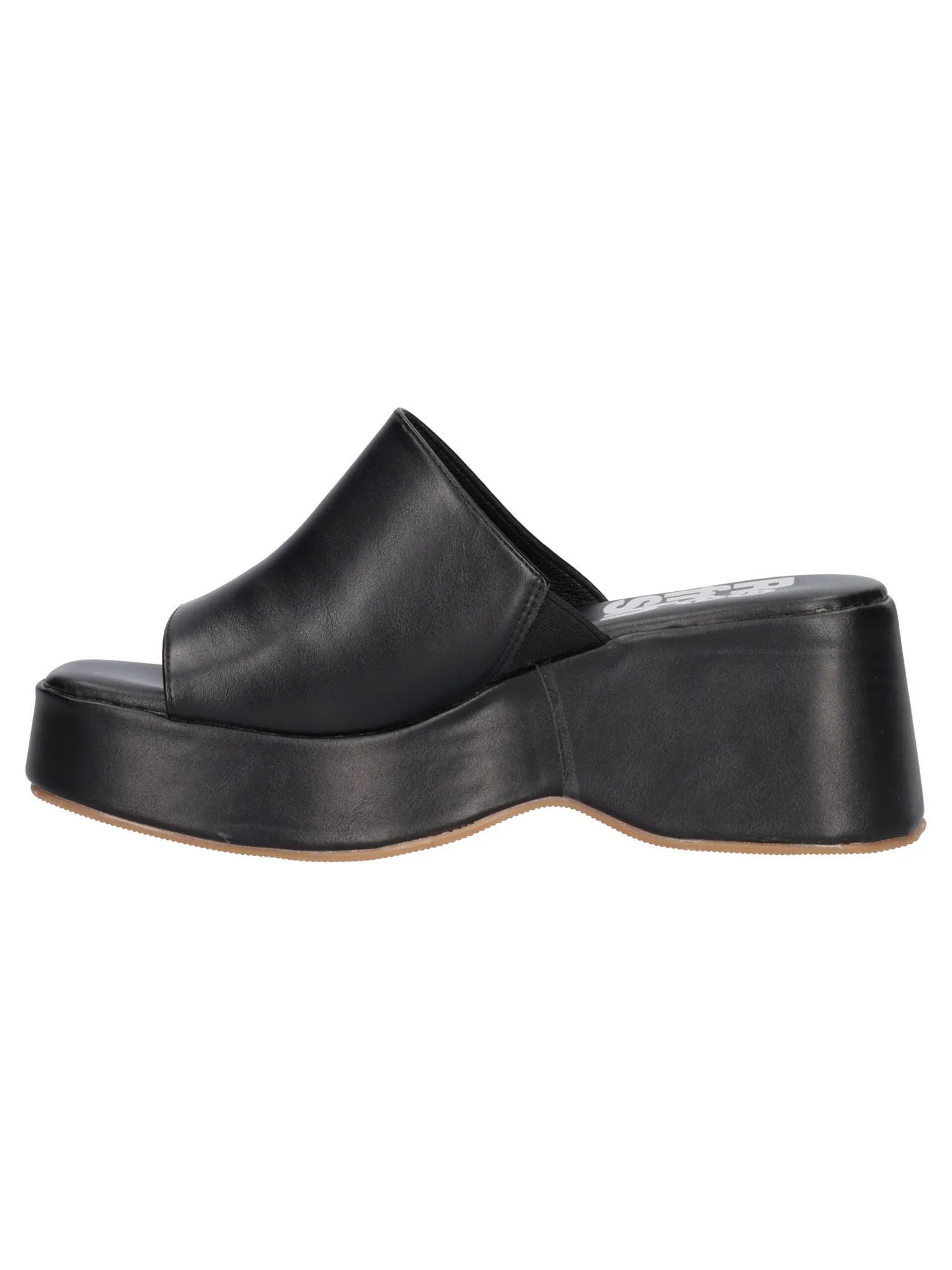 Ciabatta con zeppa Refresh Vegan da donna nera