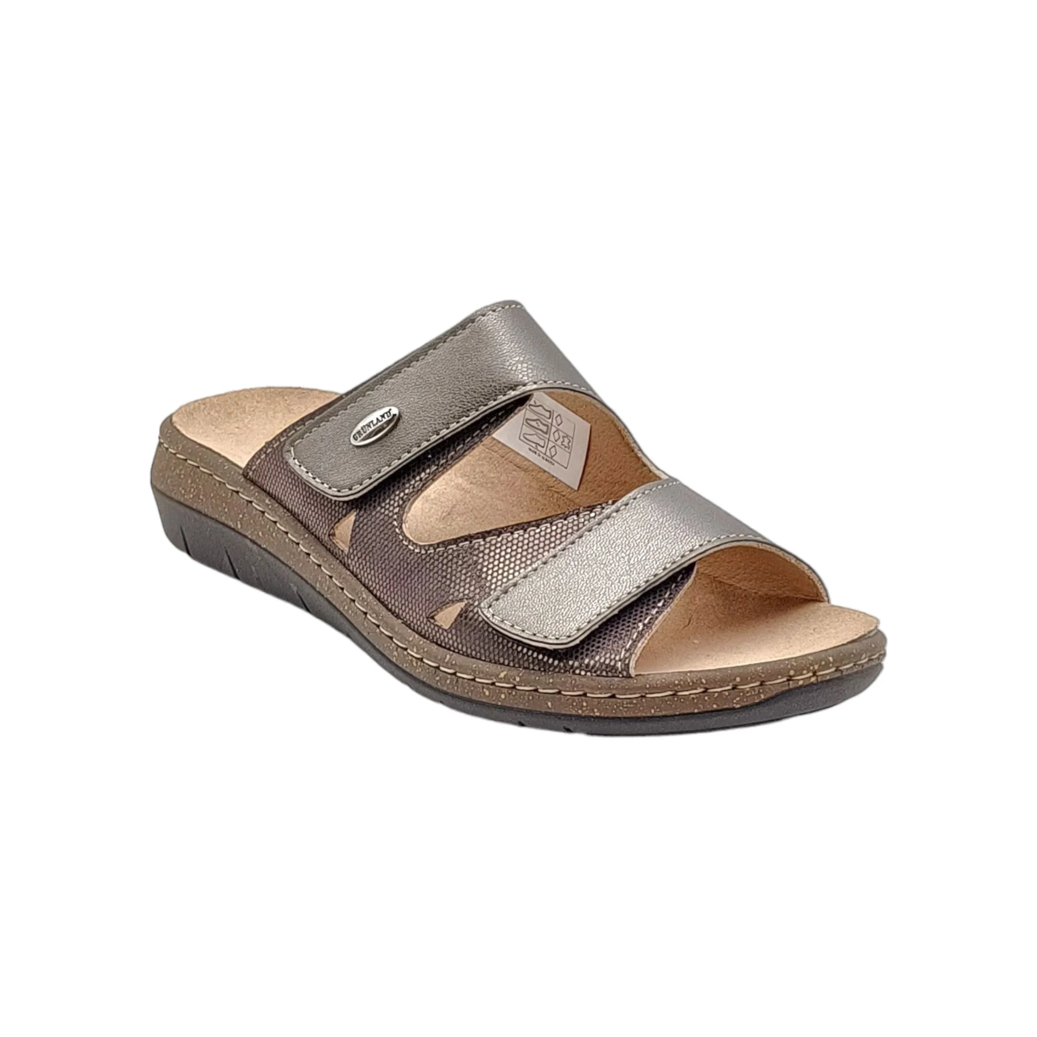 Ciabatta estraibile Donna Grunland DASA CE1100-B1 titanio