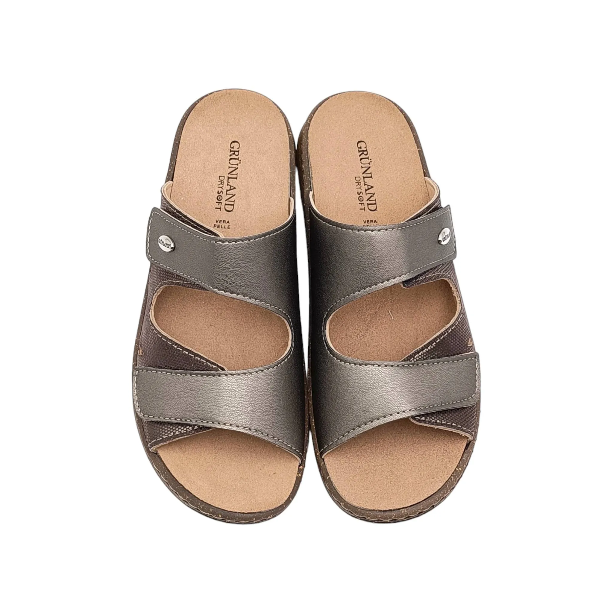 Ciabatta estraibile Donna Grunland DASA CE1100-B1 titanio