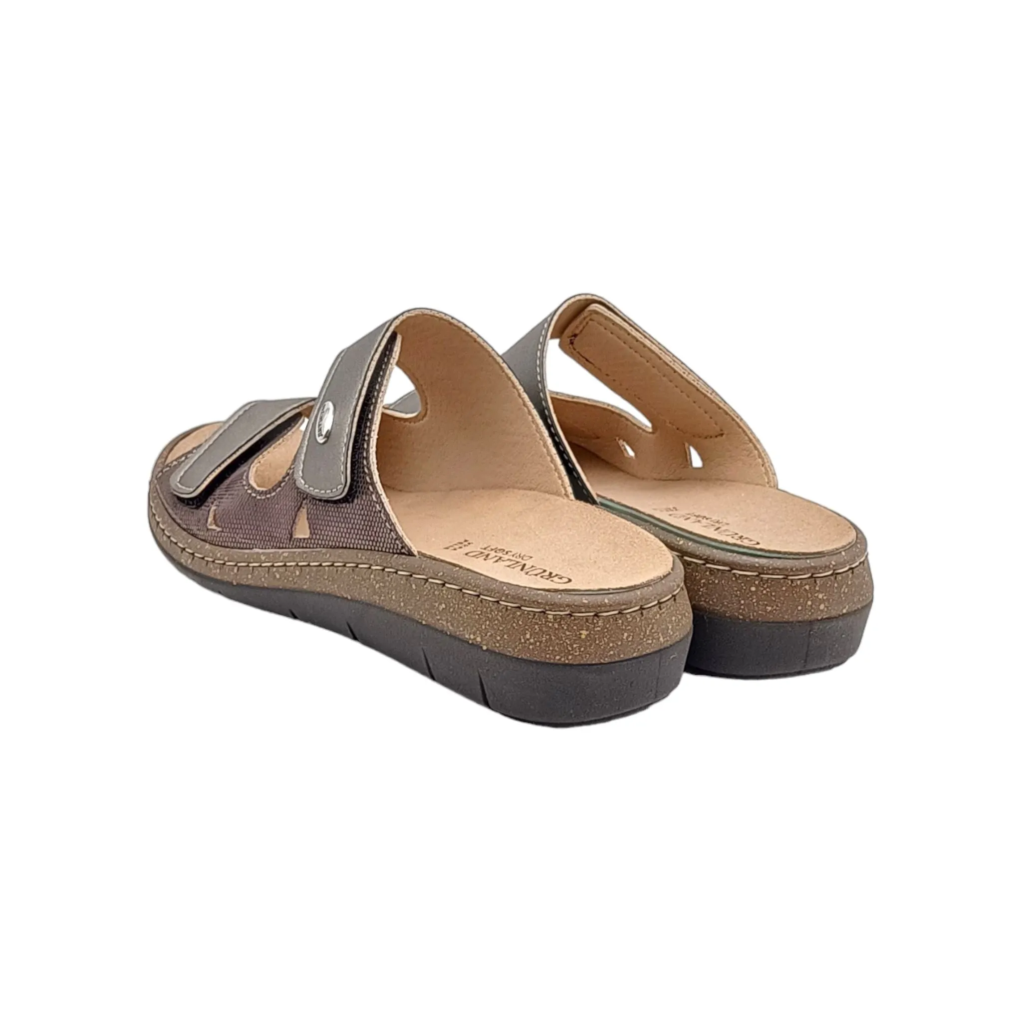 Ciabatta estraibile Donna Grunland DASA CE1100-B1 titanio