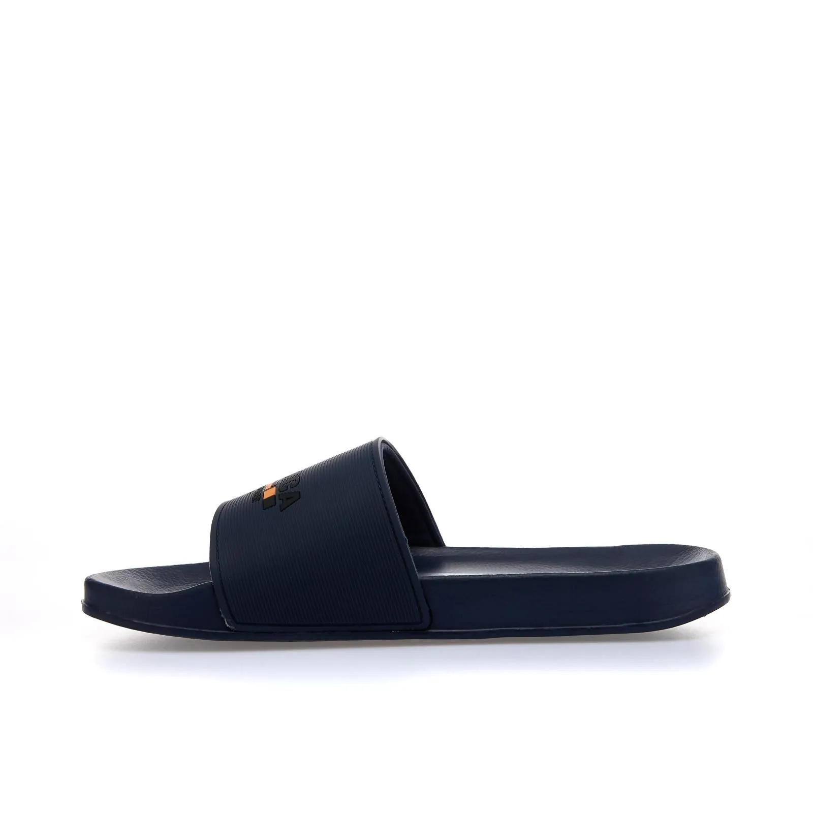 Ciabatte blu in gomma da mare con logo