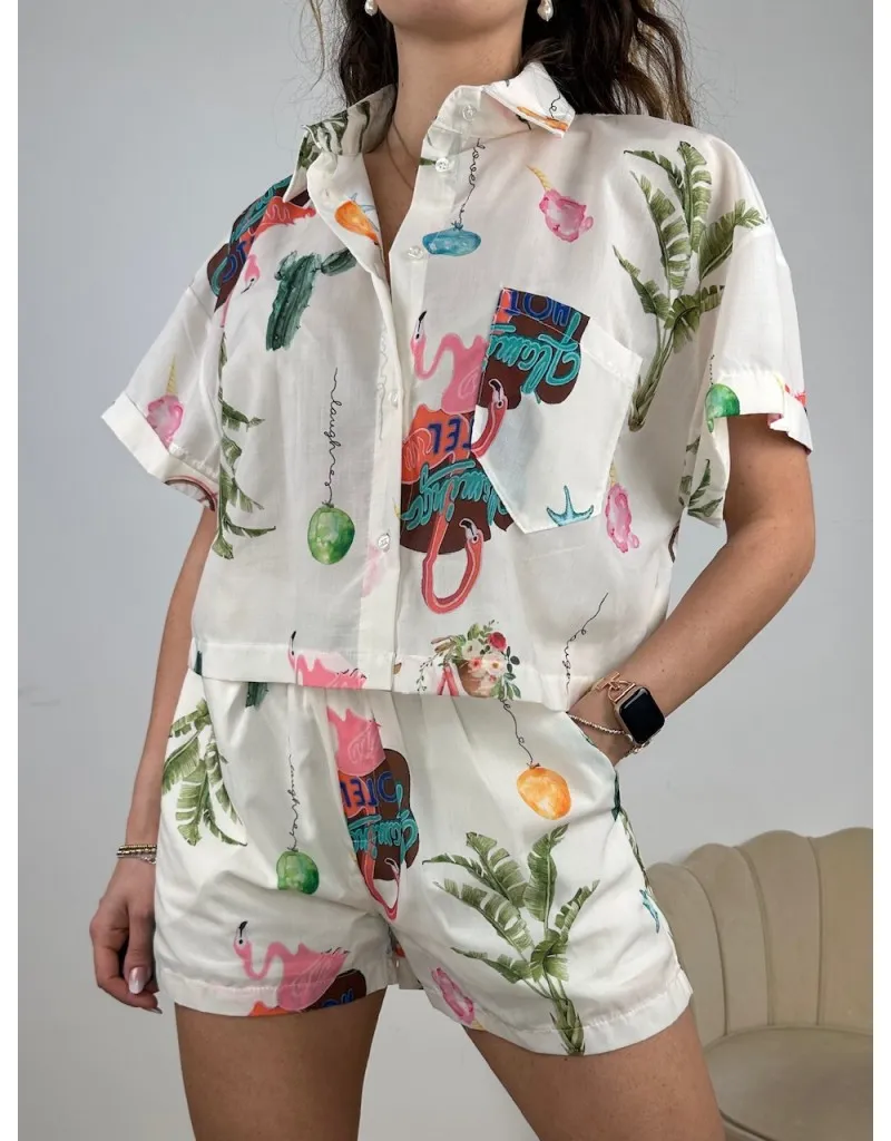 CO ORD SET FENICOTTERI LUMINA