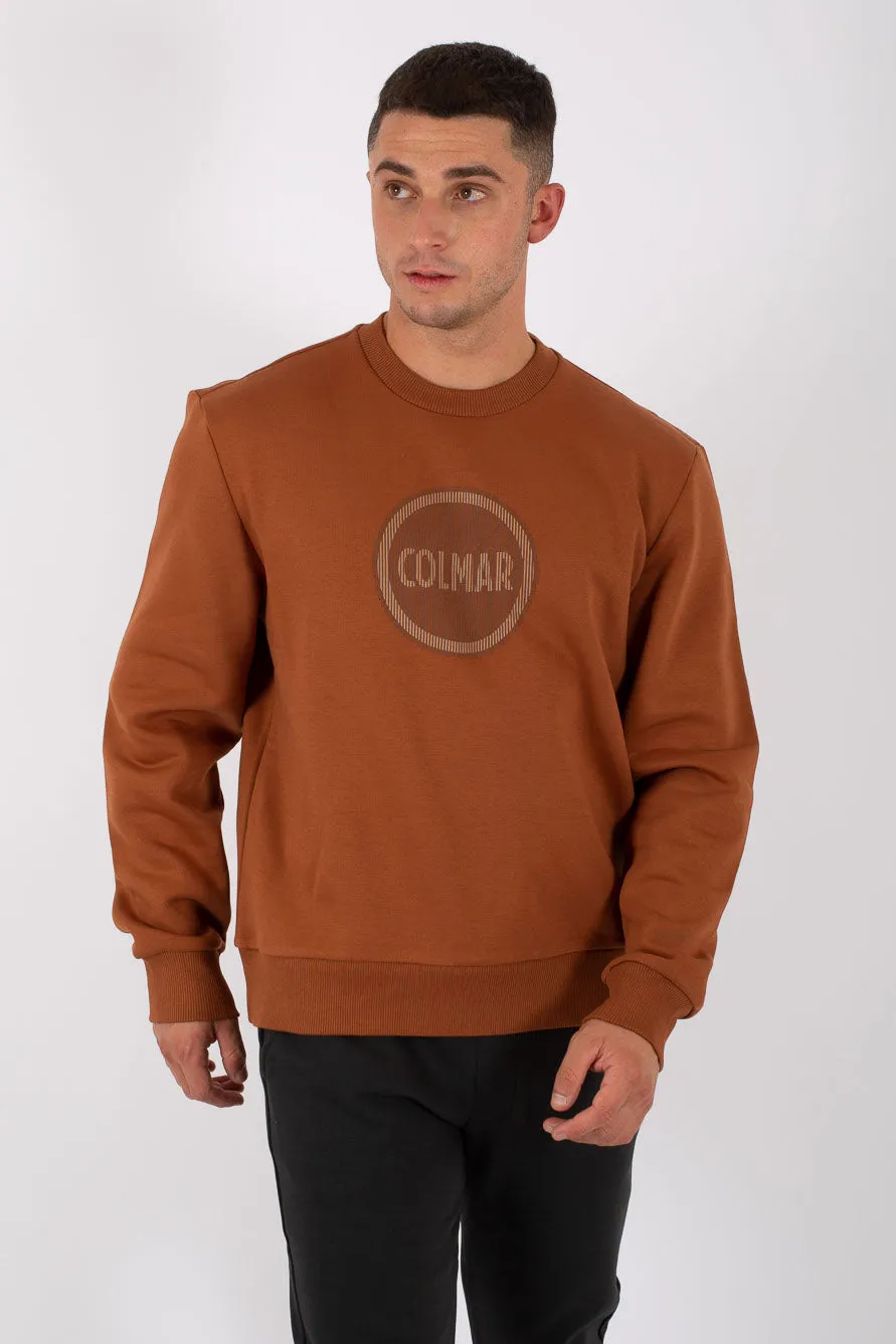 Colmar Felpa Logo Girocollo Rosso Uomo