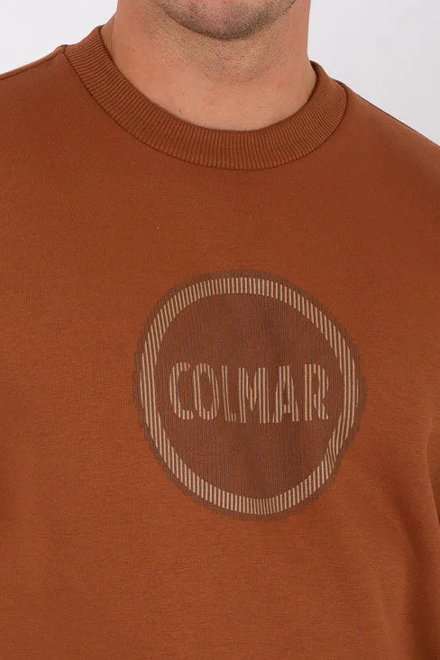 Colmar Felpa Logo Girocollo Rosso Uomo