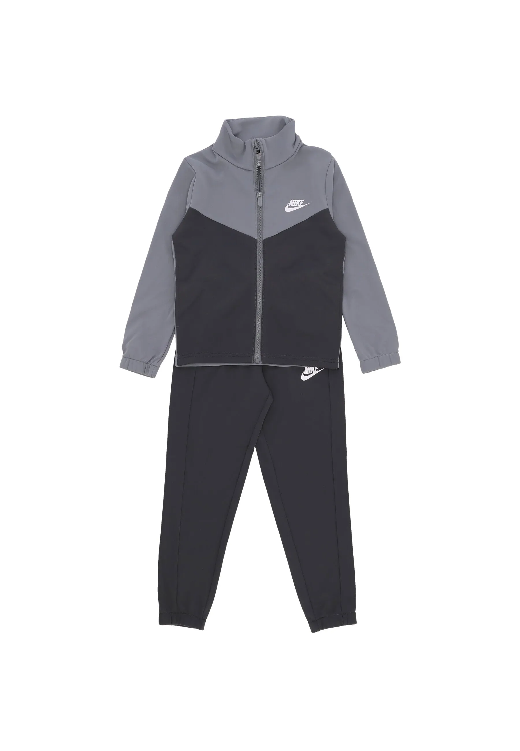 Completo Tuta Ragazzo B Sportswear Full-zip Tracksuit Smoke Grey/anthracite/white
