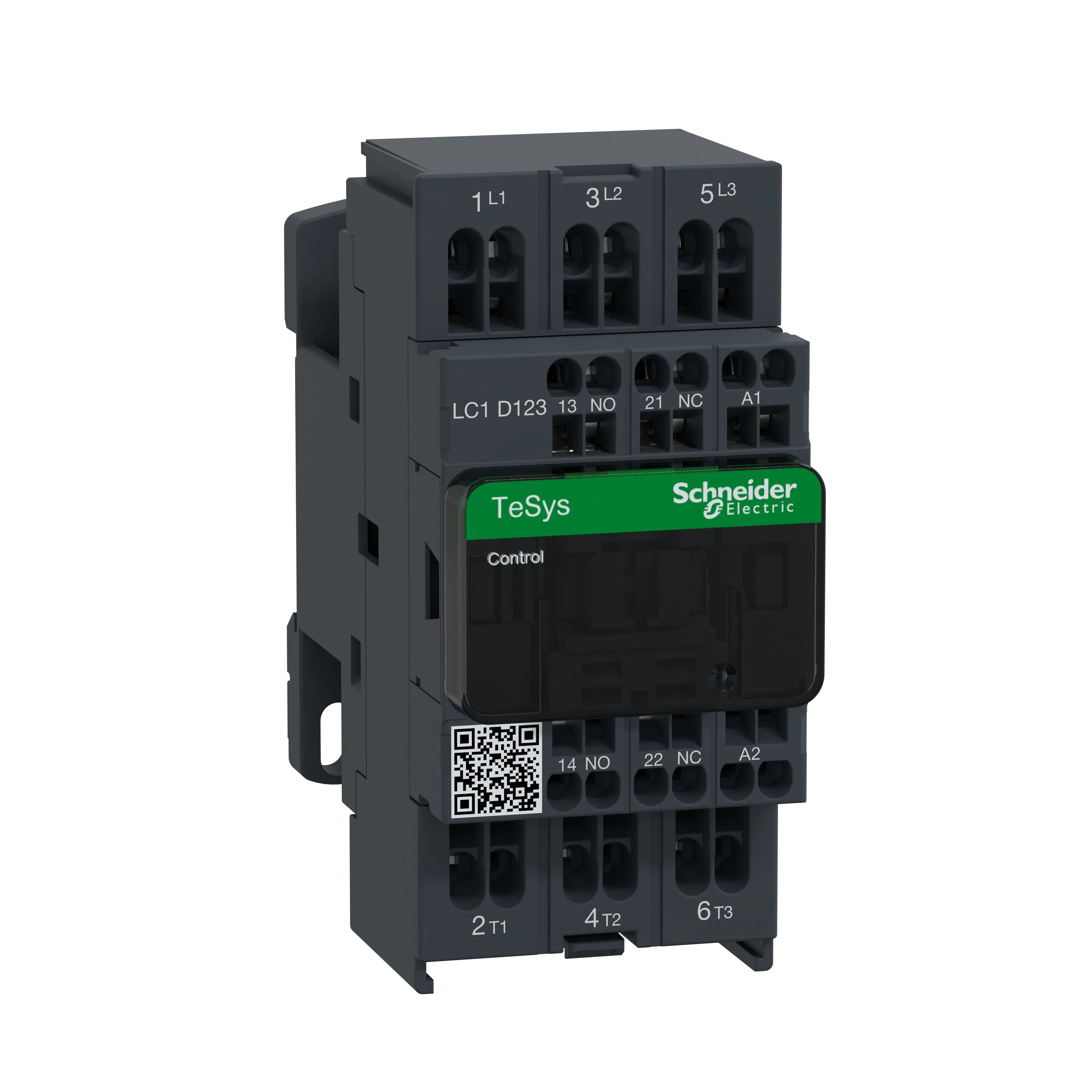 Contattore Schneider Electric, serie LC1D, 3 poli, 3 NA, 12 A, 5,5 kW, bobina 110 V c.a.