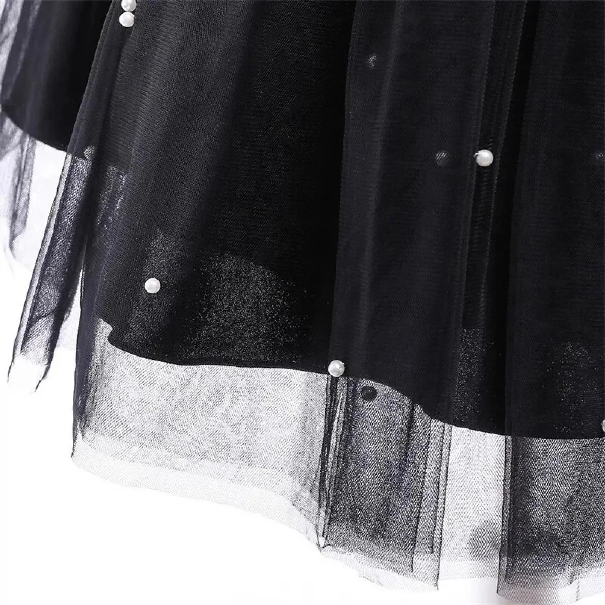Costume da bambina di Halloween per bambina, vestito da sera con perline nere, 12 m, abito da principessa per ragazze, compleann