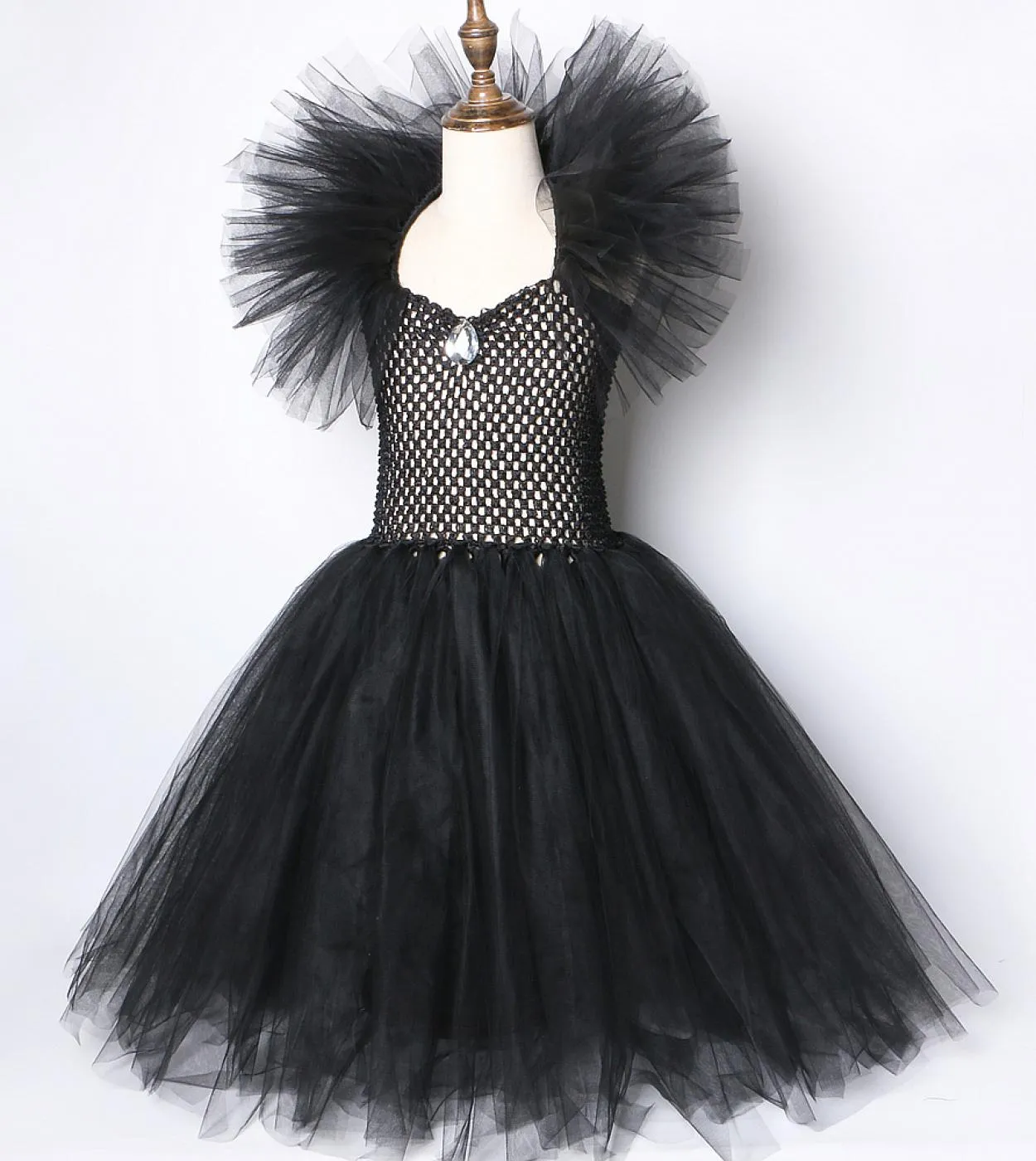 Costume da diavolo per bambini di Halloween Costume da diavolo per ragazze Abiti casual per ragazze Solido
