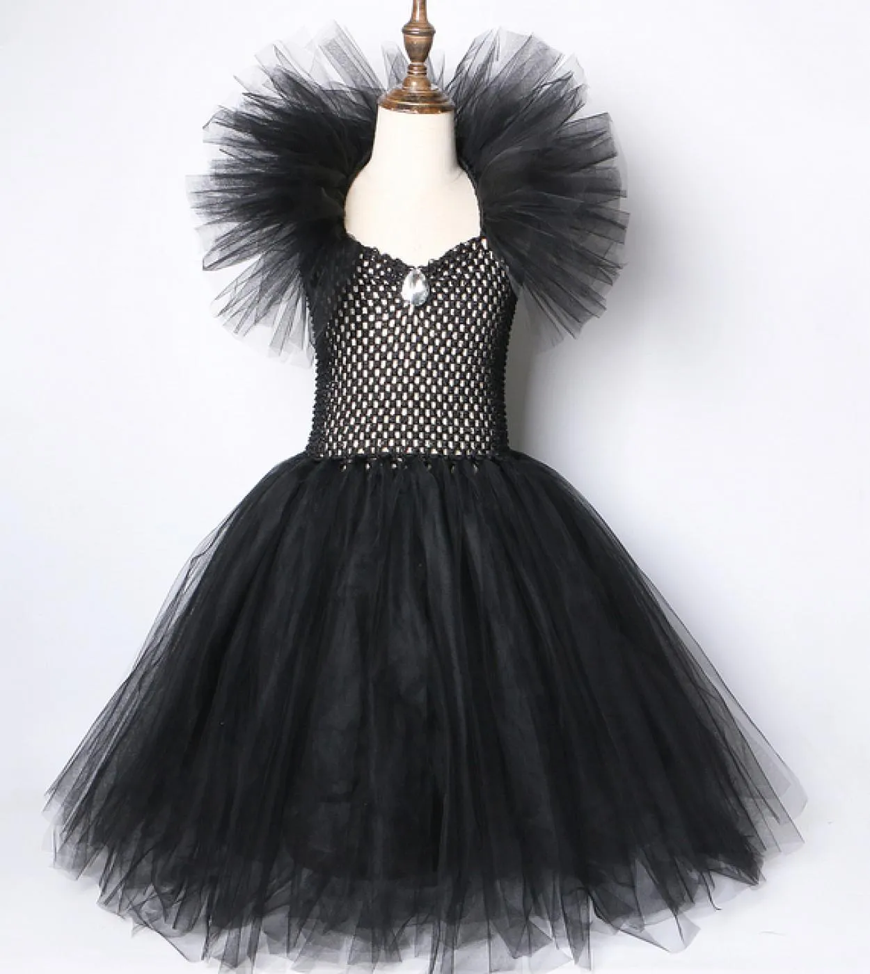 Costume da diavolo per bambini di Halloween Costume da diavolo per ragazze Abiti casual per ragazze Solido