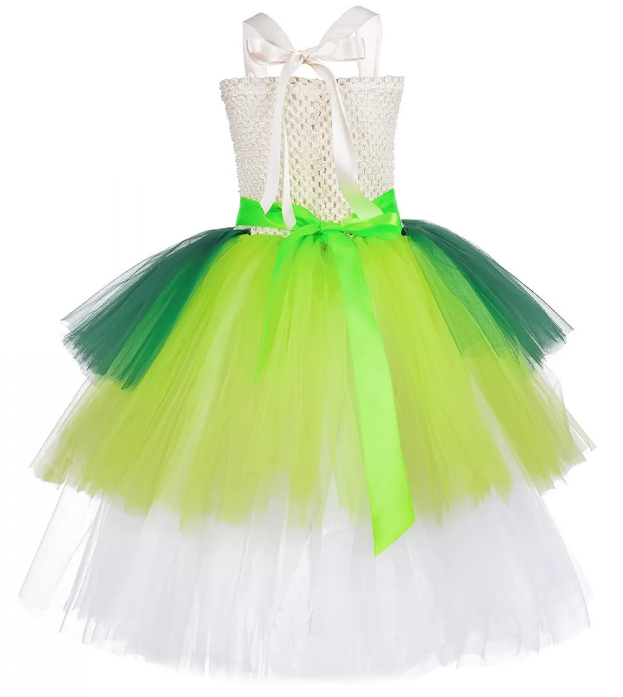 Costume da principessa fata della foresta per ragazze Abito natalizio per Halloween Vestito tutu per bambina Abiti fantasia a st