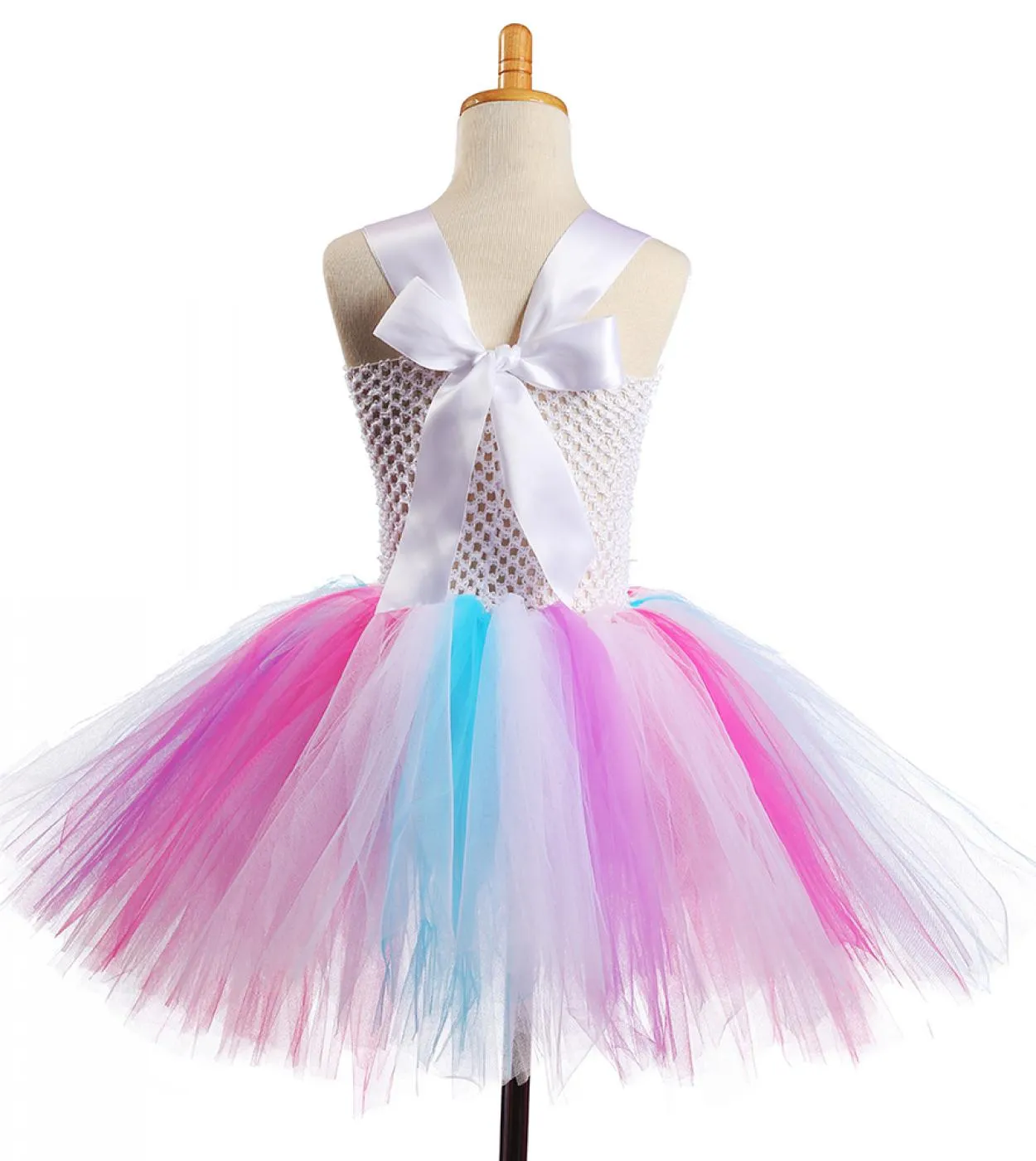 Costume da unicorno fiore per ragazze Halloween vestire vestiti per bambini ragazza principessa compleanno tutu abiti per bambin