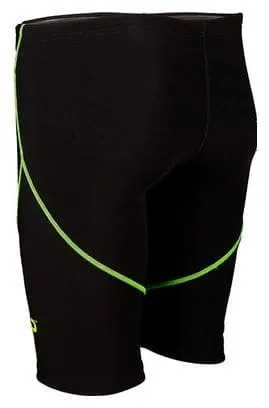 Costume Intero Jammer Michael Phelps MPulse Nero Giallo Fluo Mens