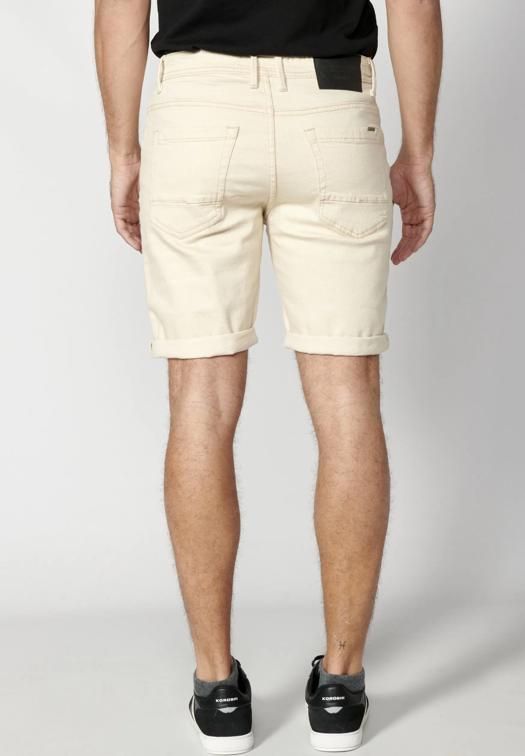 COWBOY STRECTH REGULAR FIT - Shorts di jeans