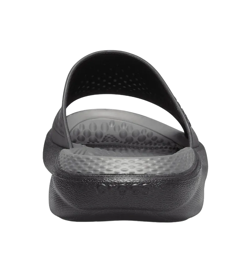 Crocs ciabatta da adulto LiteRide Slide 205183-0DD nero-grigio