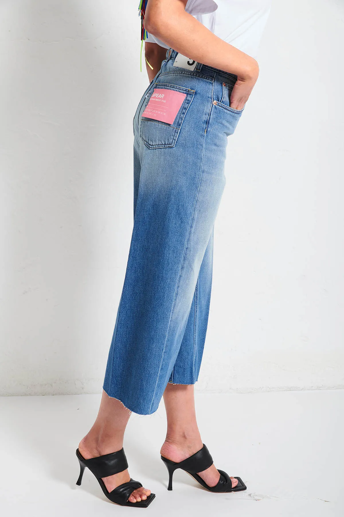 DEPARTMENT FIVE 5 Jeans SPEAR a gamba larga a taglio vivo