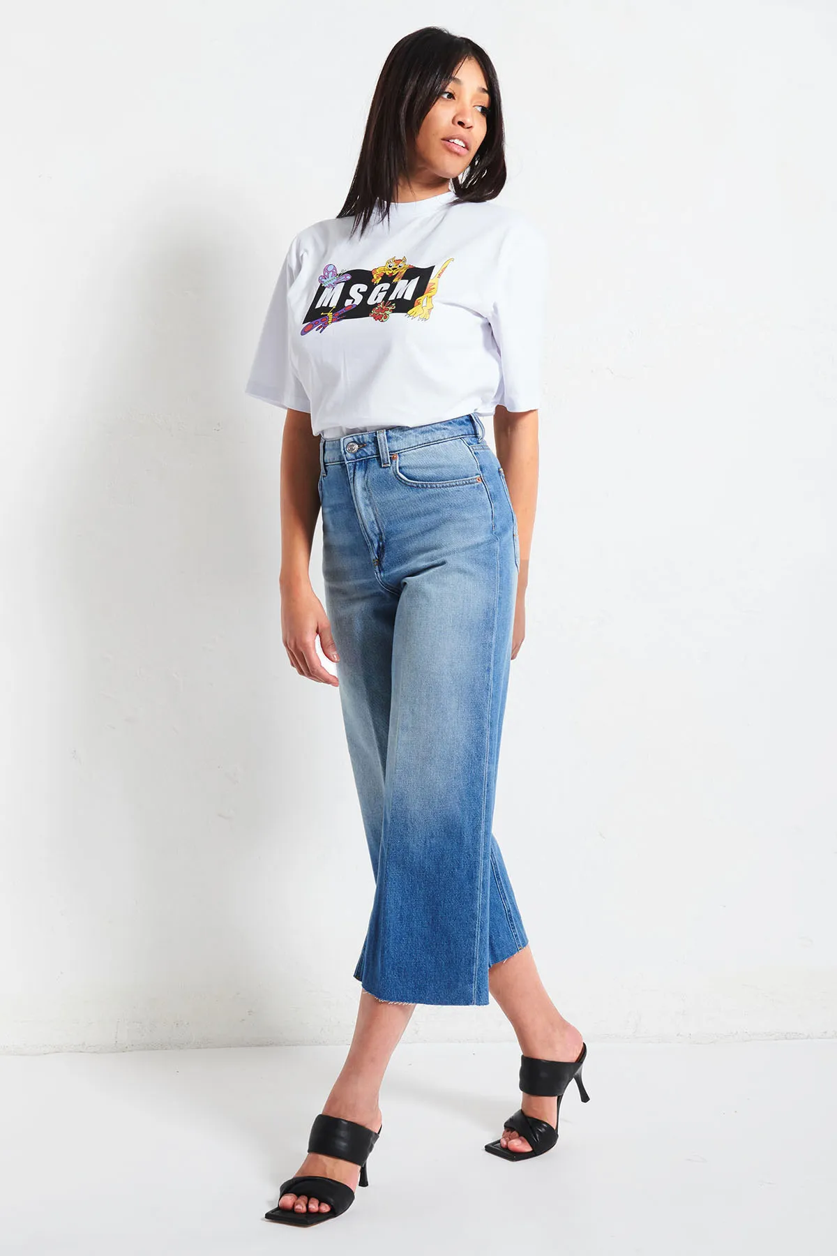 DEPARTMENT FIVE 5 Jeans SPEAR a gamba larga a taglio vivo