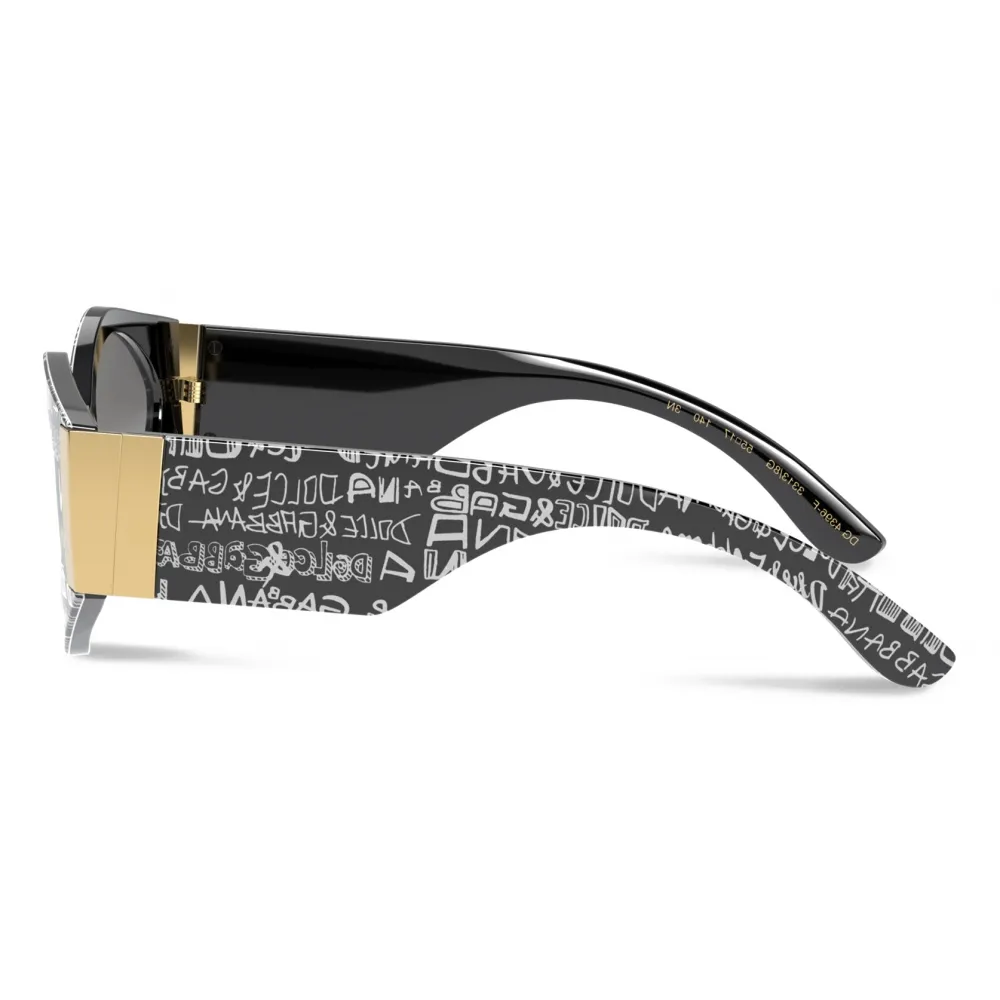 Dolce & Gabbana - Occhiale da Sole Modern Print Graffiti - Nero Bianco - Dolce & Gabbana Eyewear
