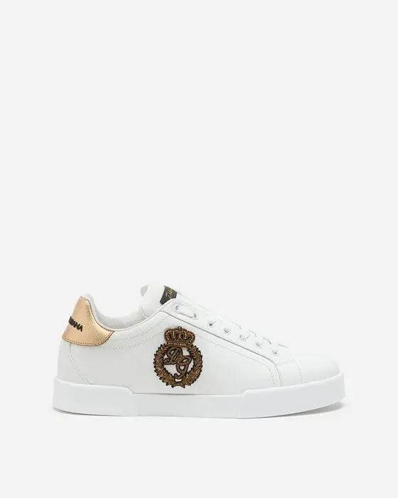     DOLCE E GABBANA CALFSKIN CROWN PATCH