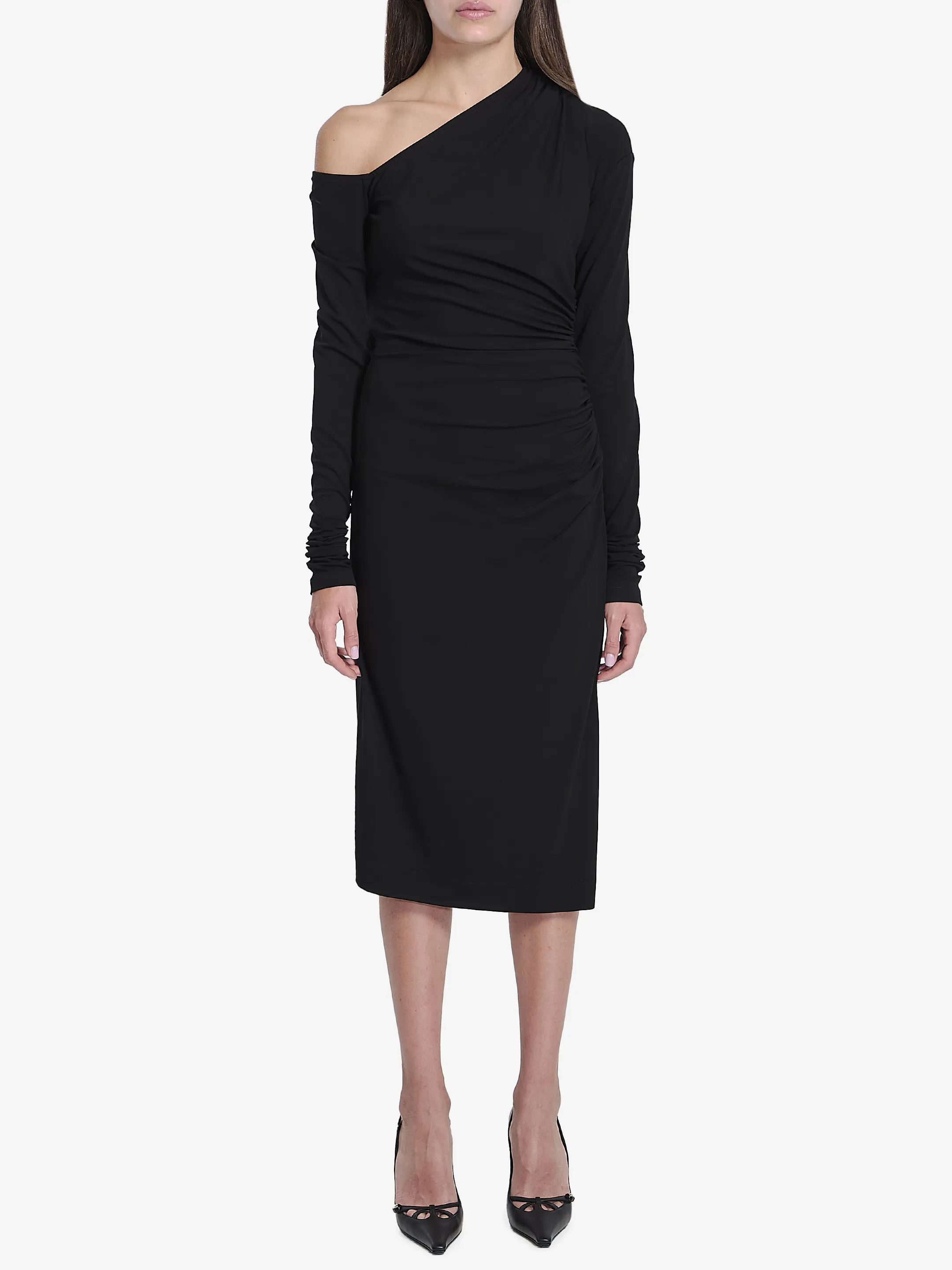 DOLCE&GABBANA    Abito longuette drappeggiato