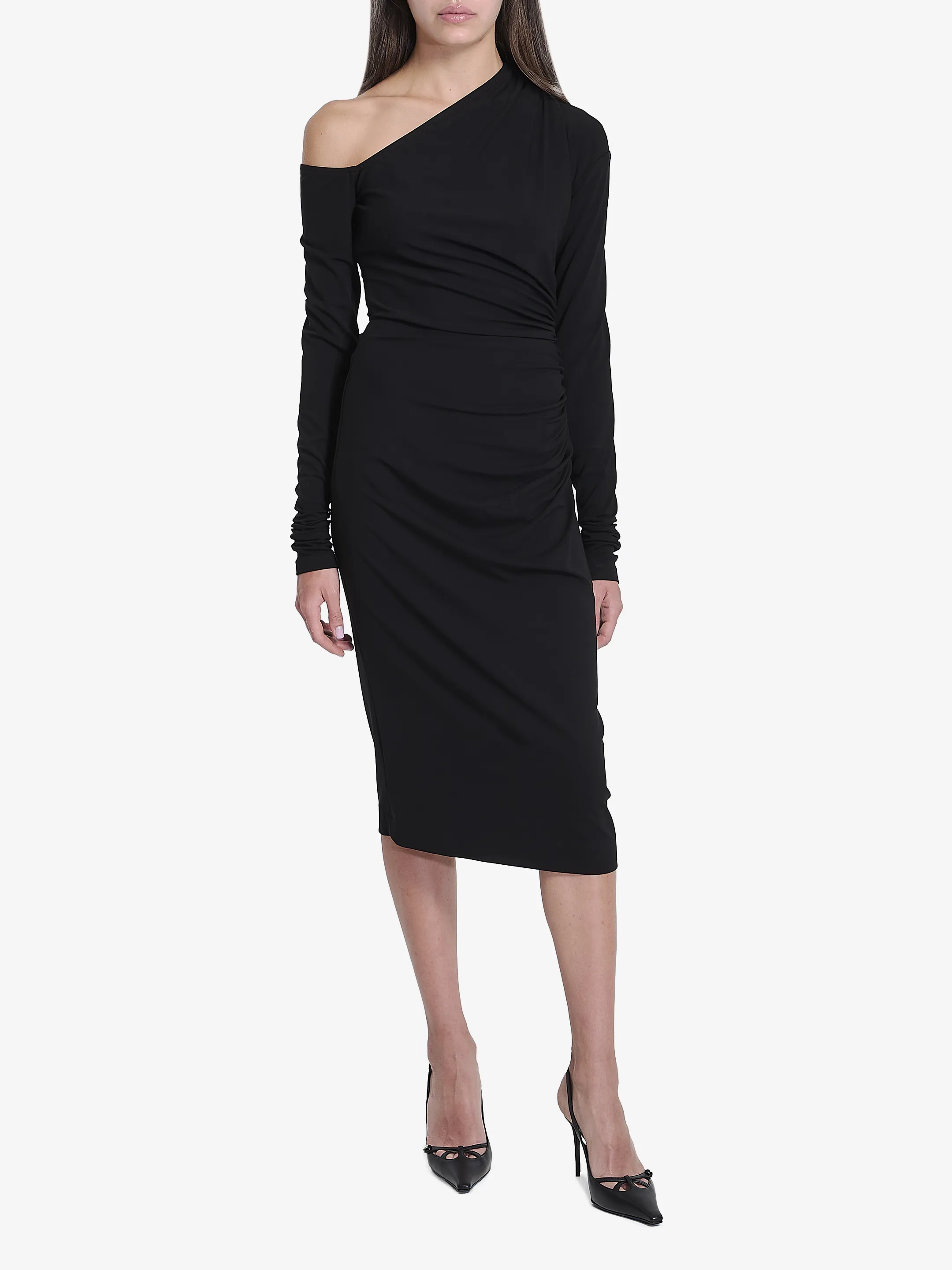 DOLCE&GABBANA    Abito longuette drappeggiato