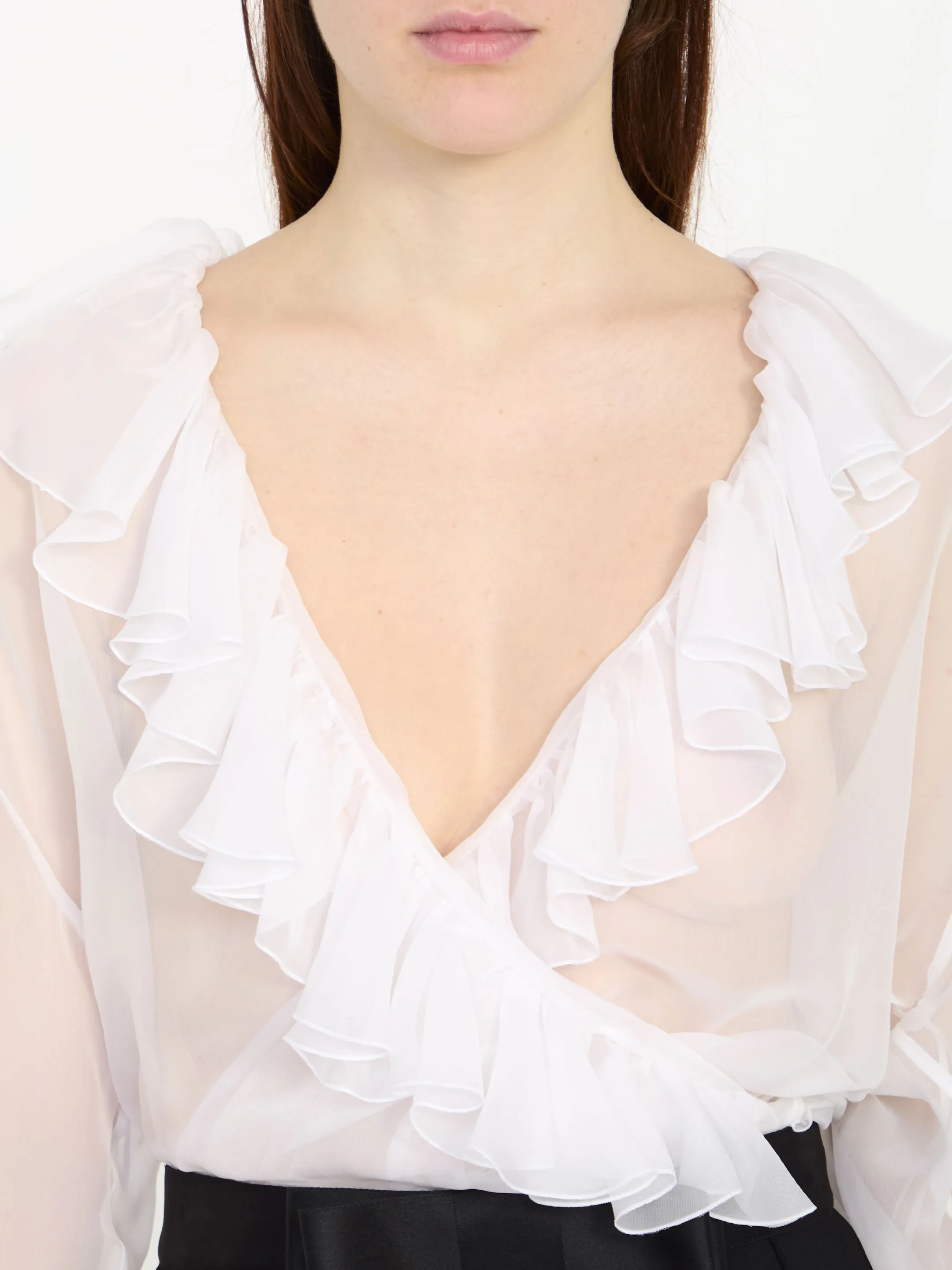 DOLCE&GABBANA    Blusa in chiffon