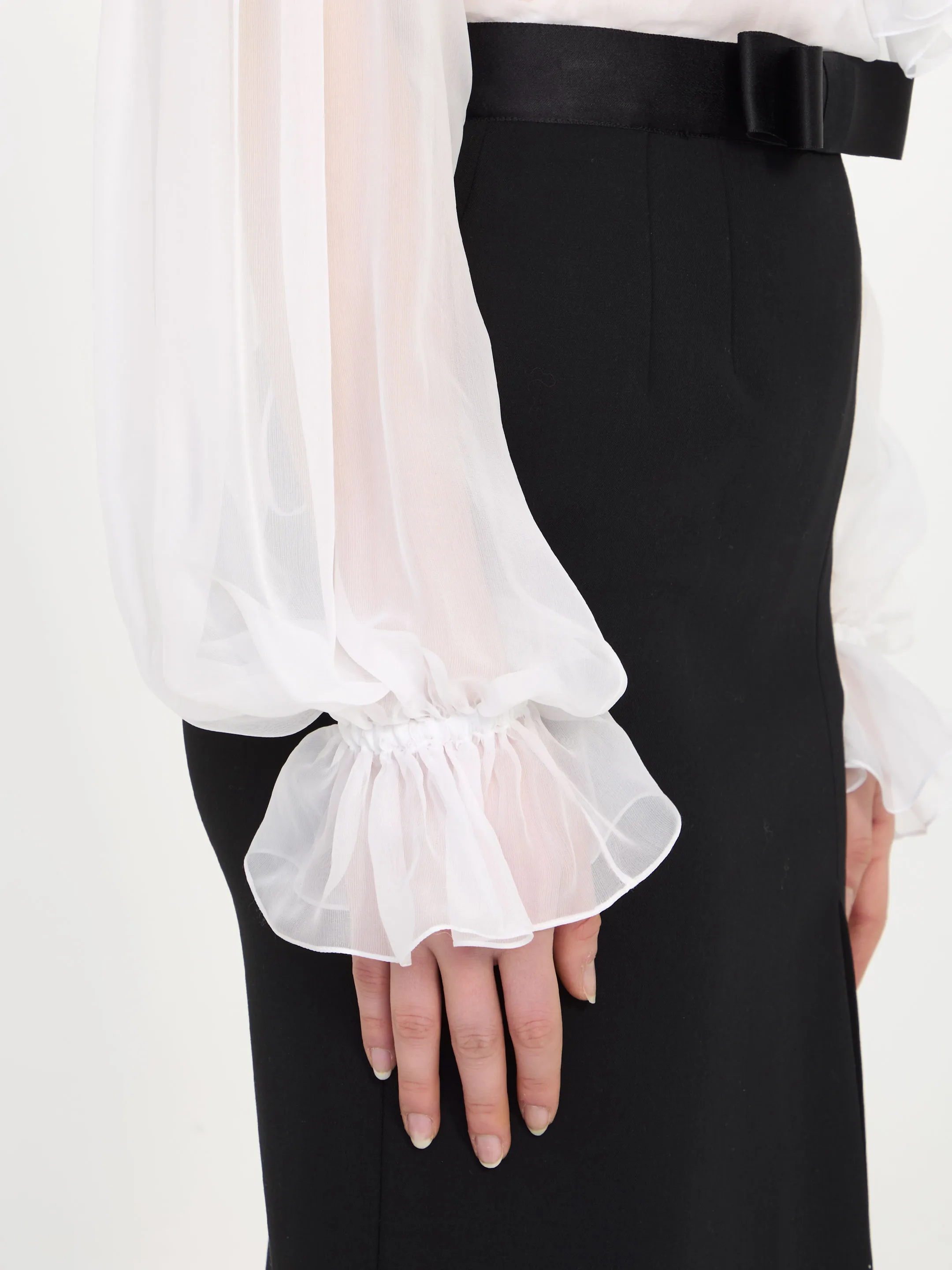 DOLCE&GABBANA    Blusa in chiffon