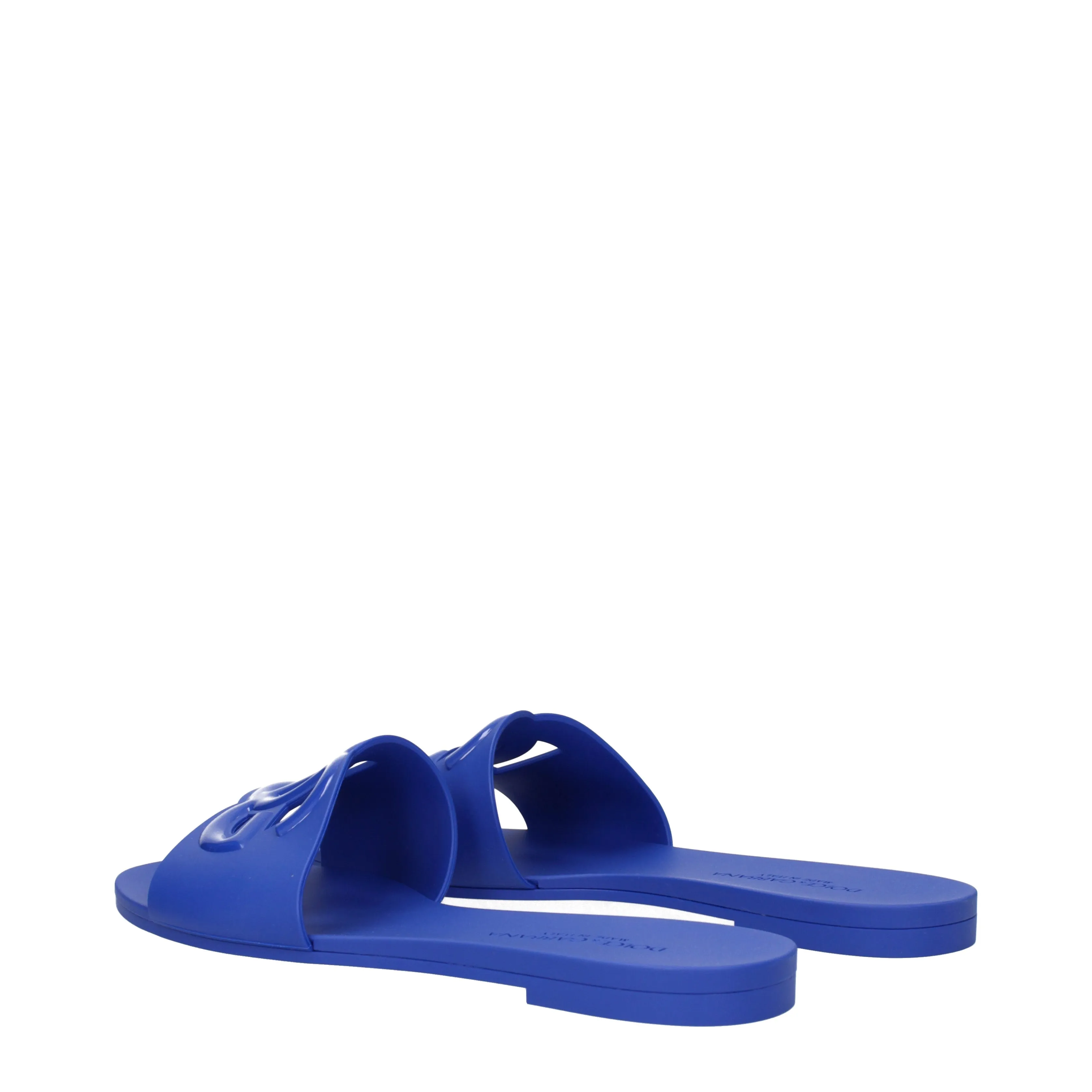 Dolce&Gabbana Ciabatte e Zoccoli Donna Gomma Blu/Blu Elettrico