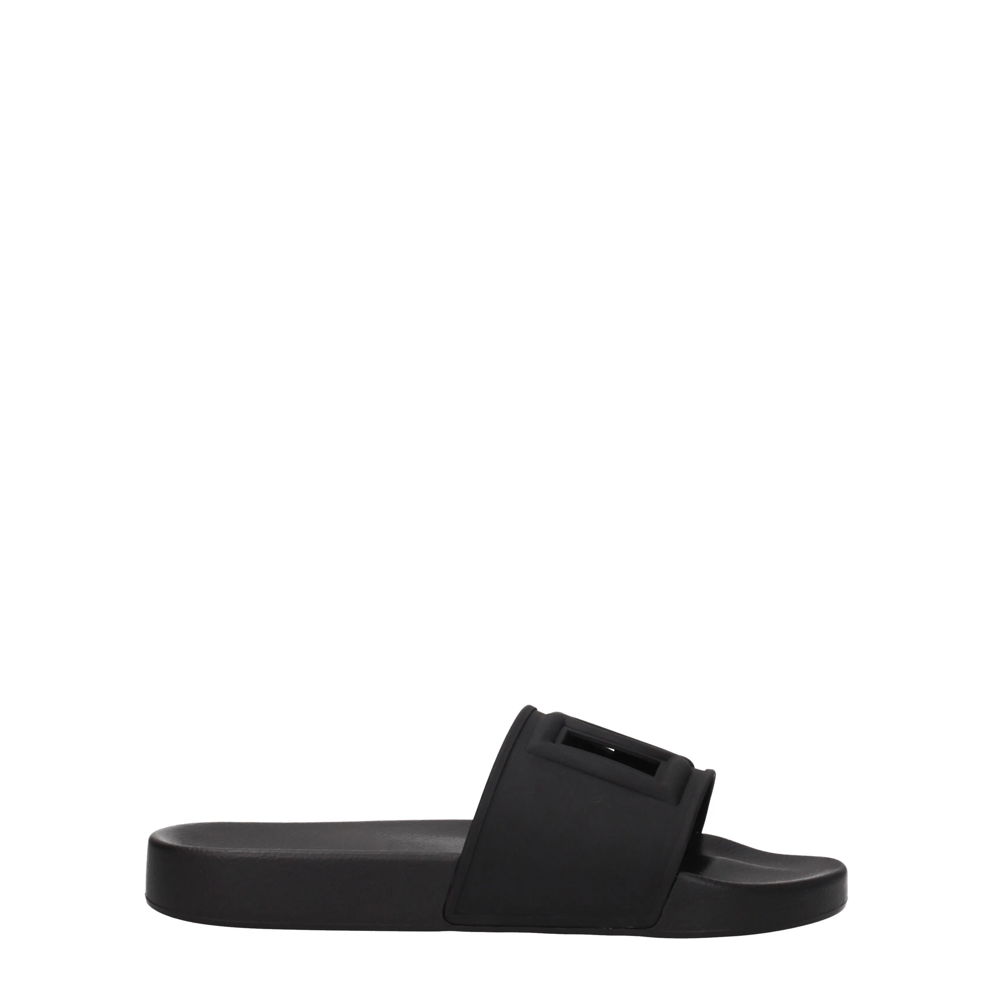 Dolce&Gabbana Ciabatte e Zoccoli Uomo Gomma Nero
